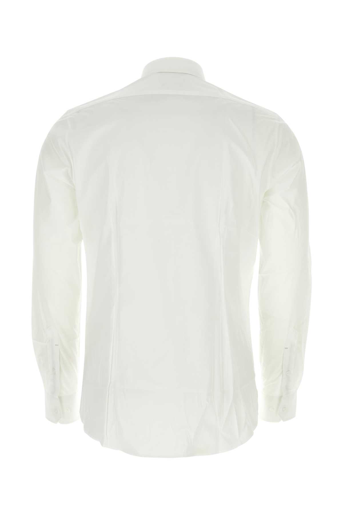 Michael Kors White Stretch Cotton Shirt