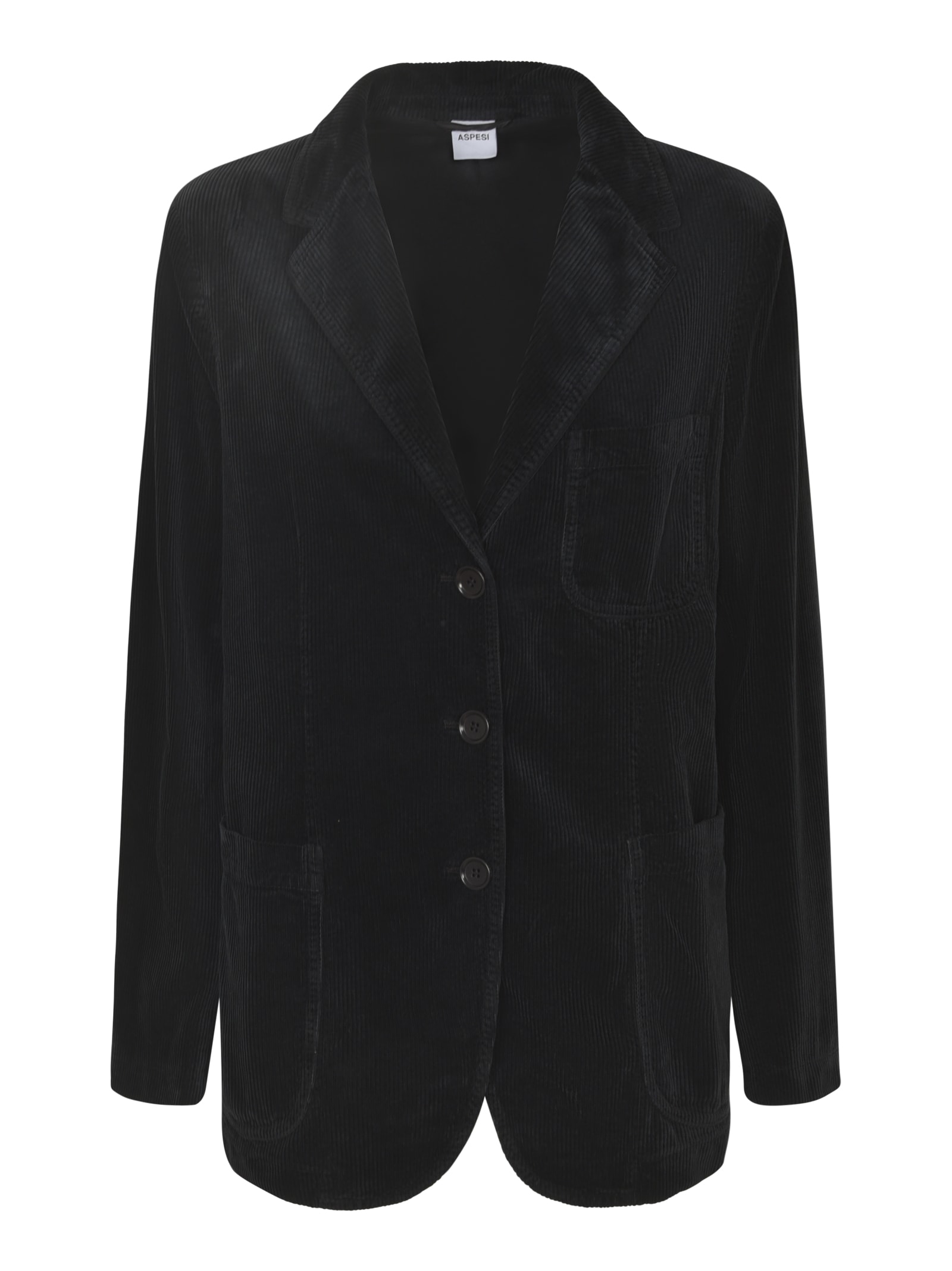 Tri Pocket Velvet Buttoned Jacket