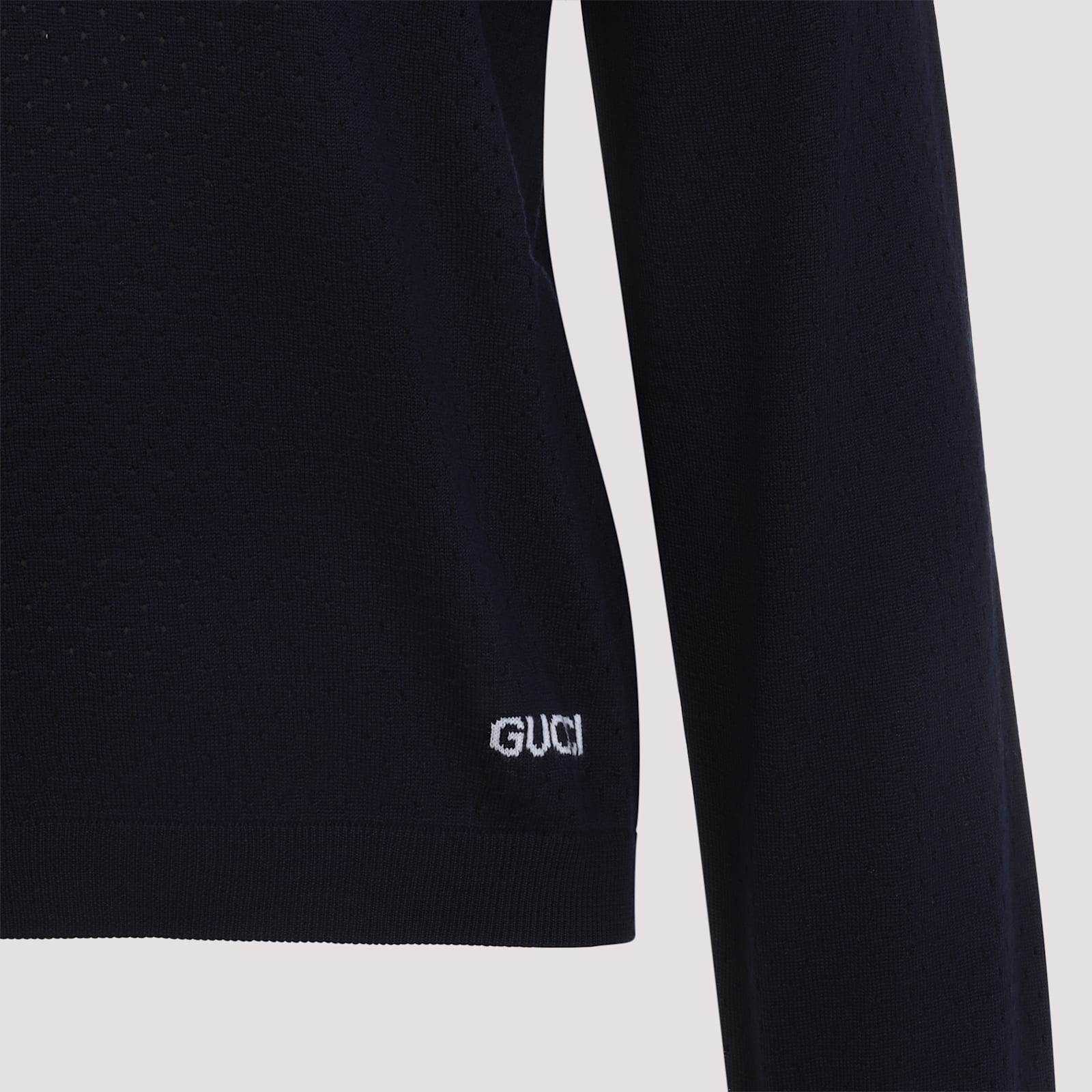Gucci Long Sleeves Wool Polo Collar Sweater