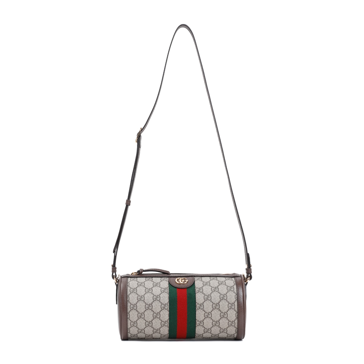 Shop Gucci Ophidia Shoulder Bag In B.eb N.acero