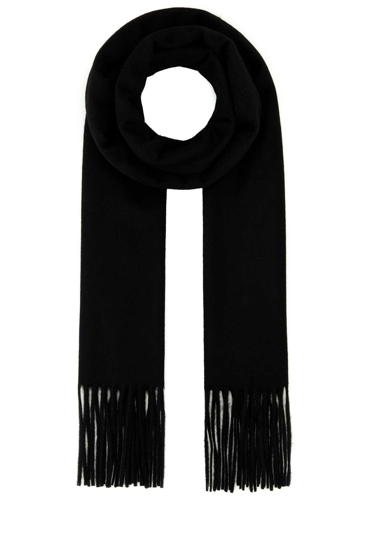 The Row Black Cashmere Viktor Scarf