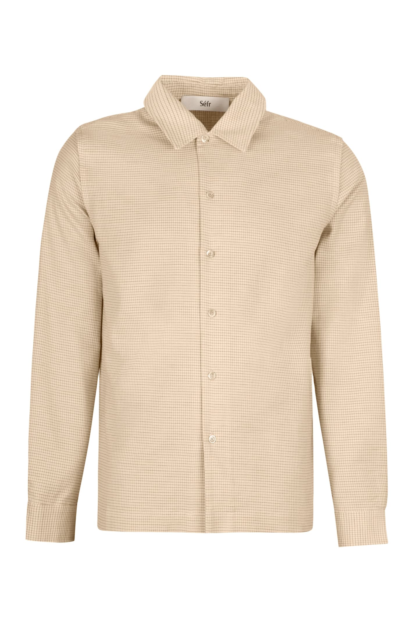 Séfr Rami Cotton Blend Buttoned Shirt