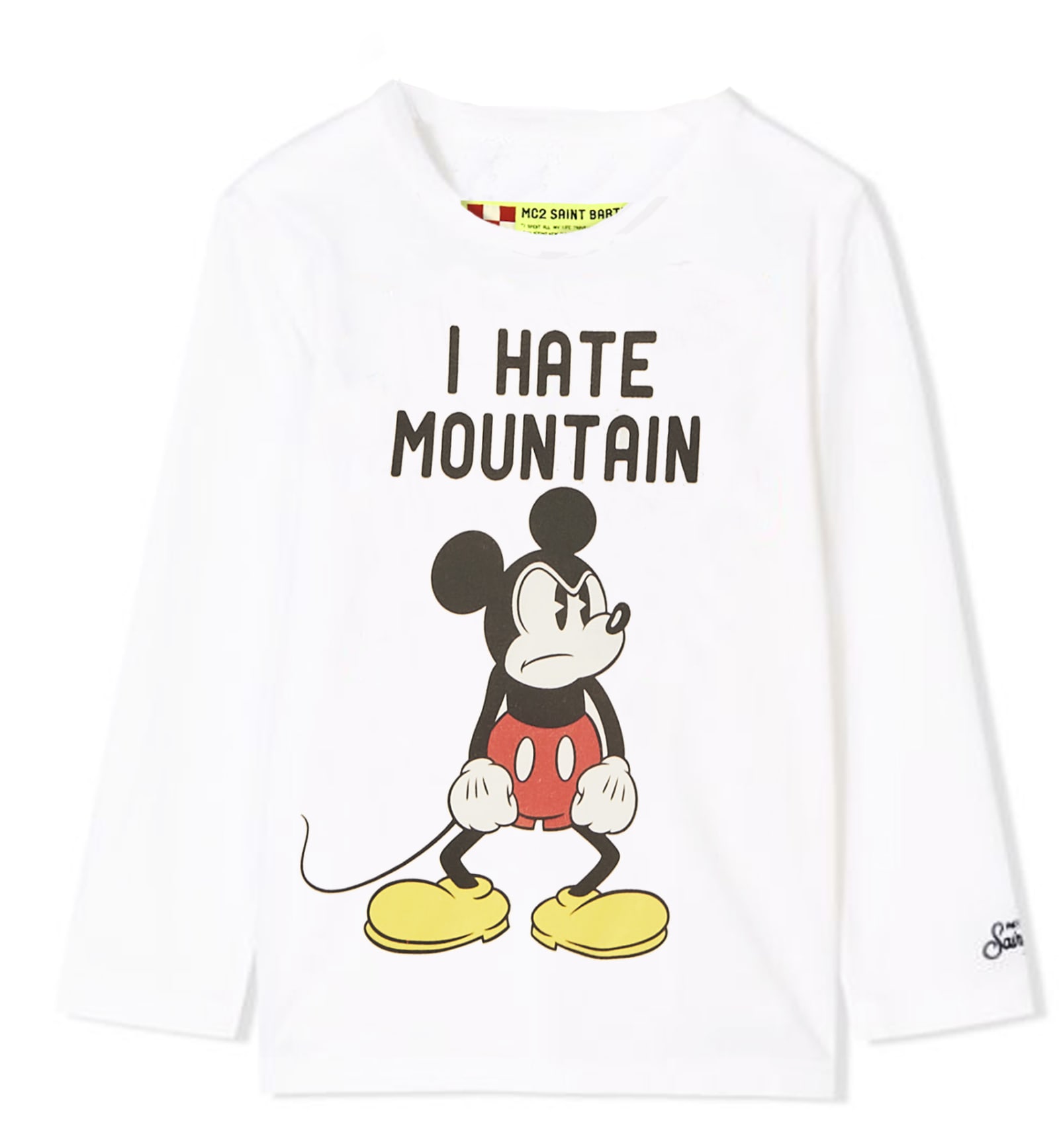 MC2 Saint Barth Mickey Mouse I Hate Mountain Boy T-shirt - Disney© Special Edition