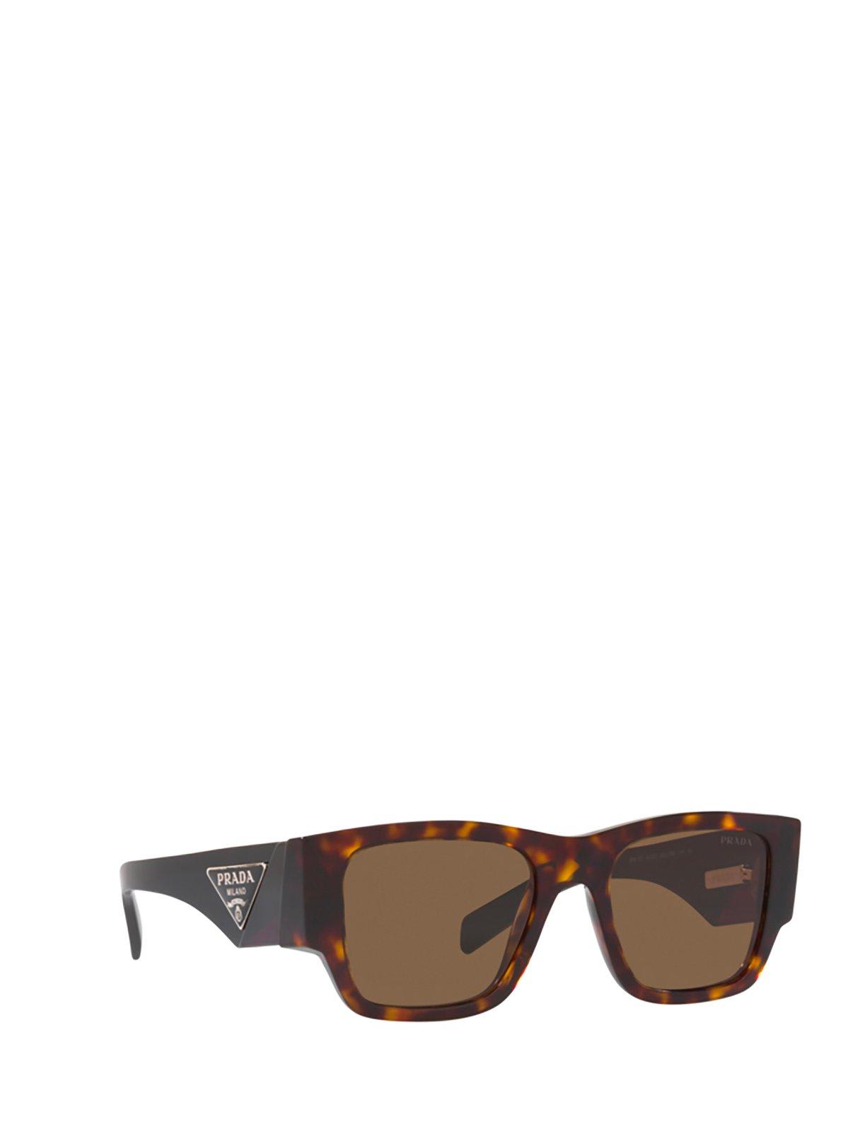 Shop Prada Square-frame Sunglasses