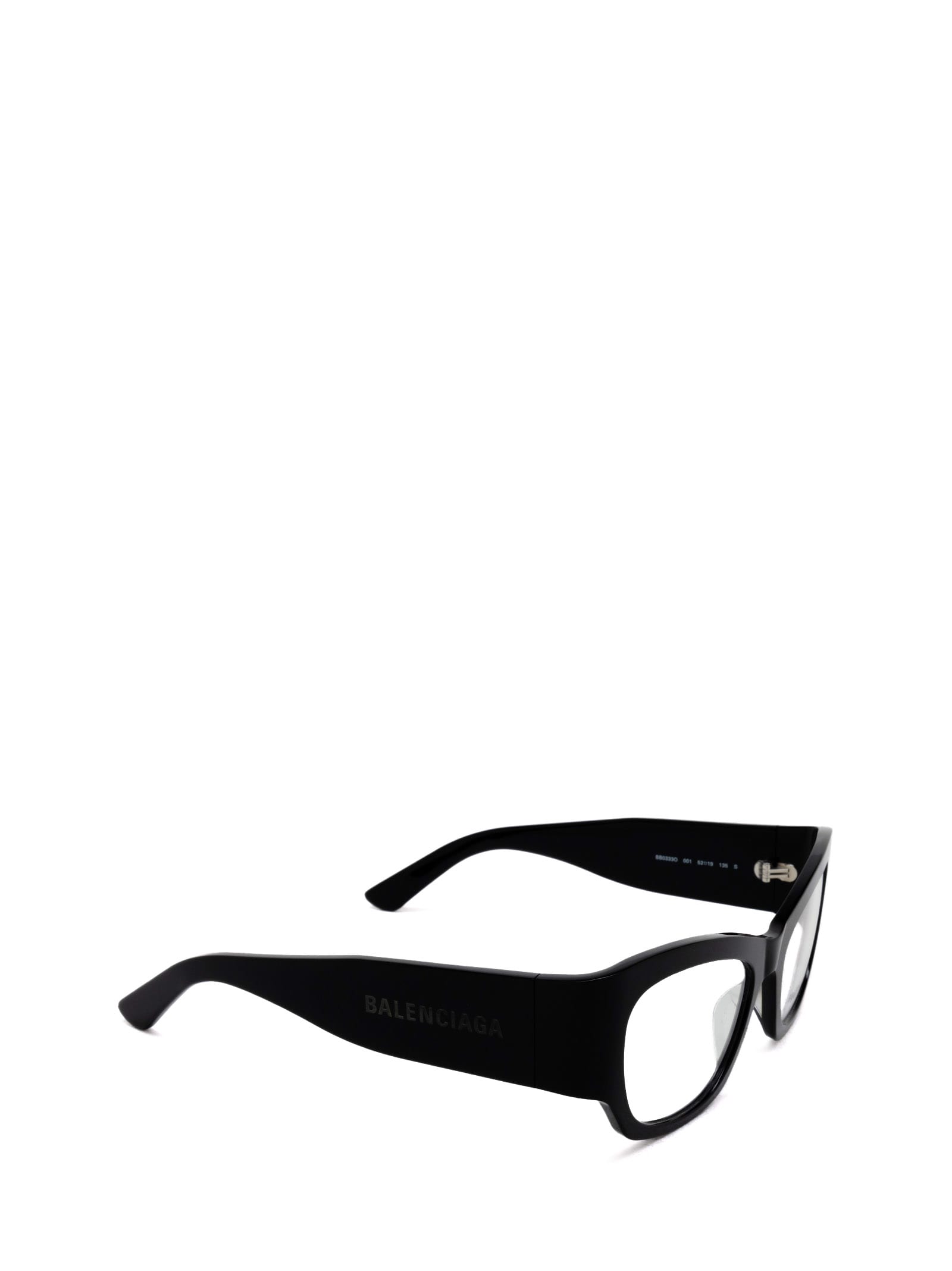 Shop Balenciaga Bb0333o Black Glasses