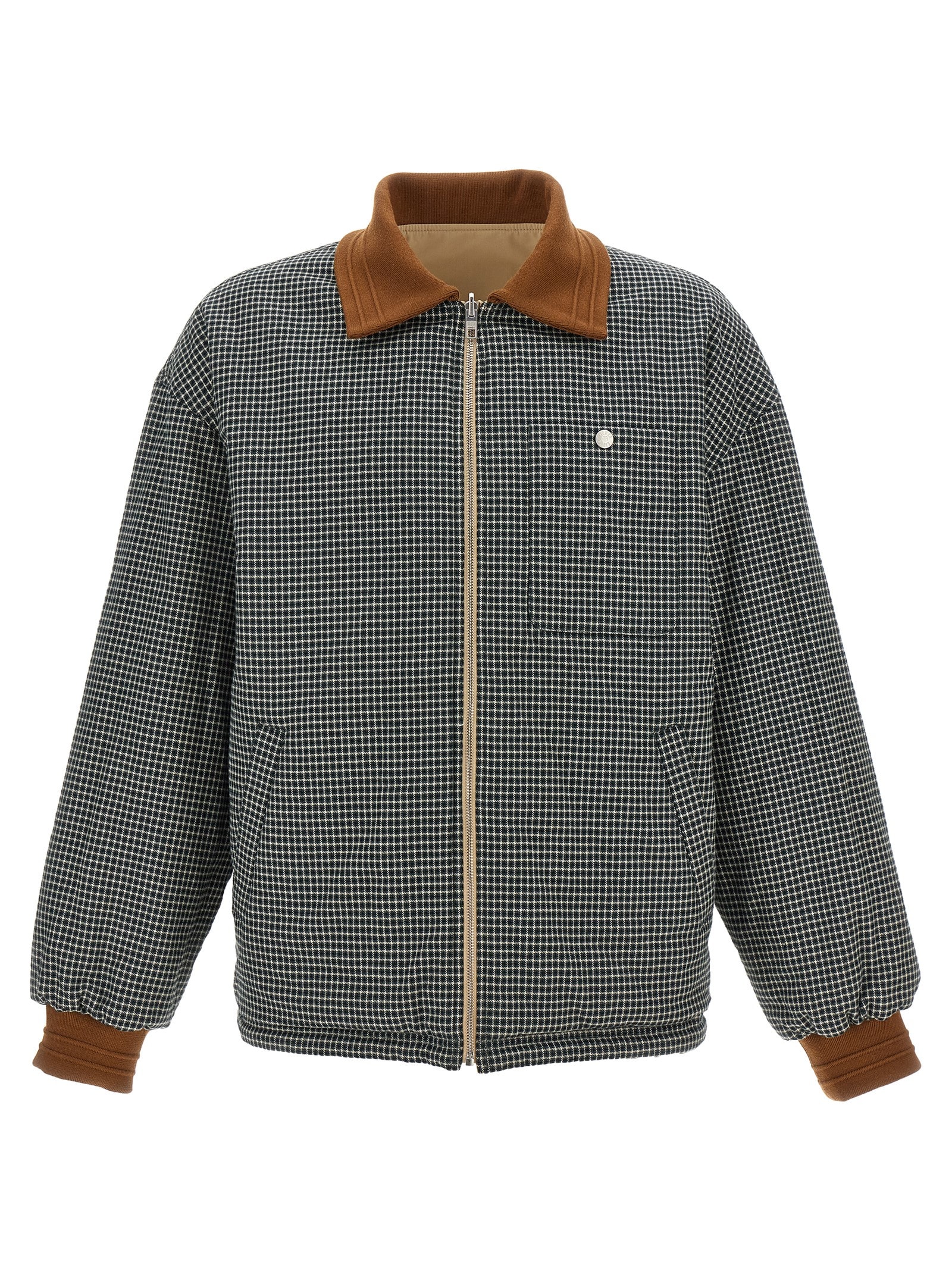 Kenzo Reversible Padded Blous In Beige