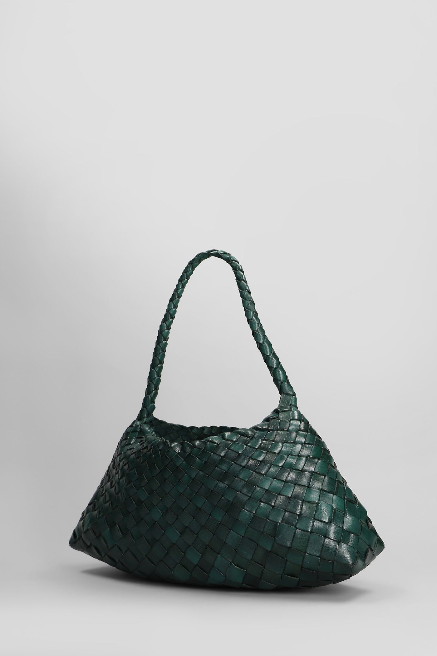 Dragon Diffusion Rosanna Mini Hand Bag In Green Leather In Green