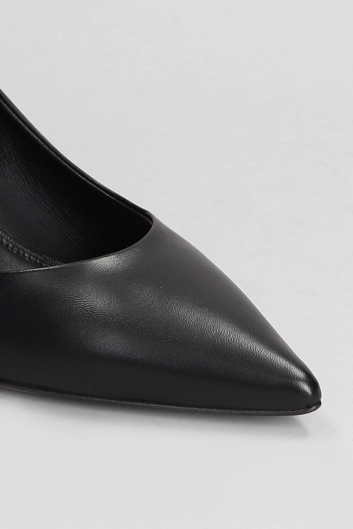 Shop The Seller Pumps In Black Leather