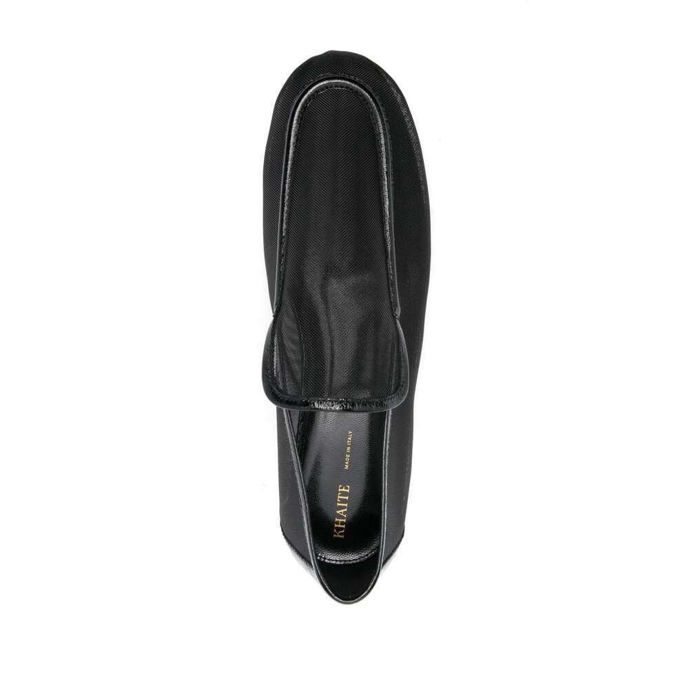 Khaite Black Alessia Loafers In Black