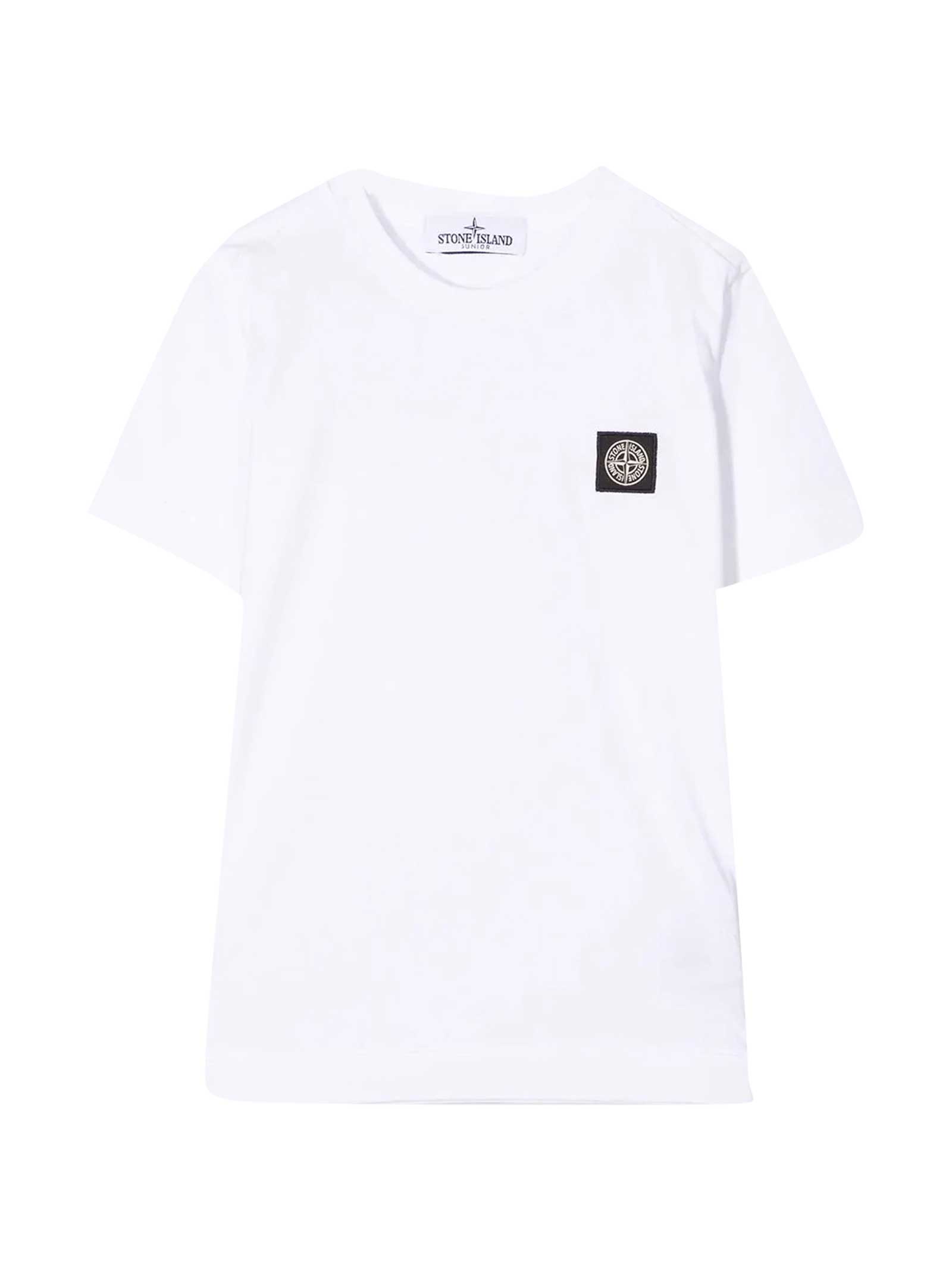 Stone Island Junior White T-shirt