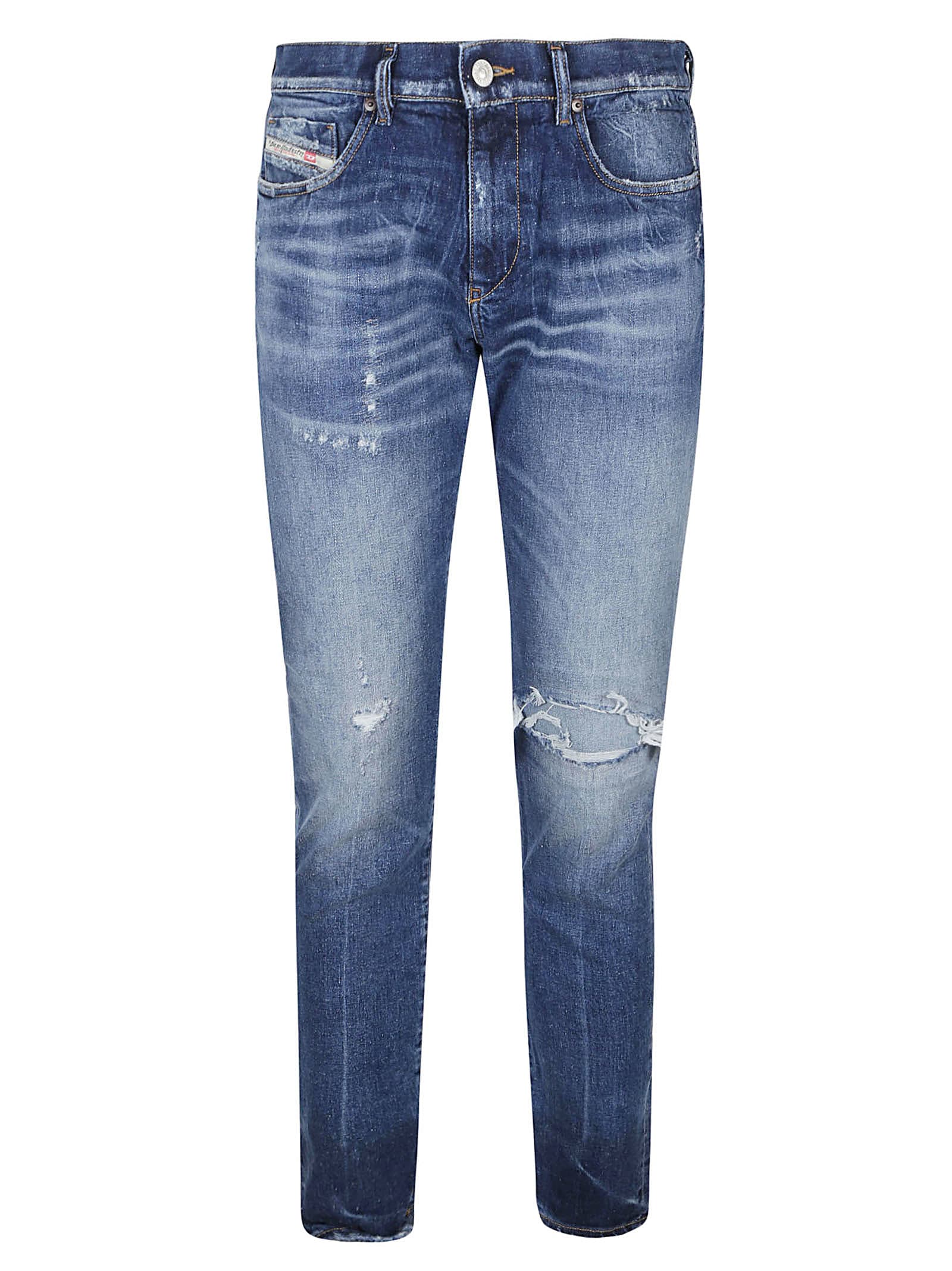 Shop Diesel 2019 D-strukt L.34 Jeans In Blu