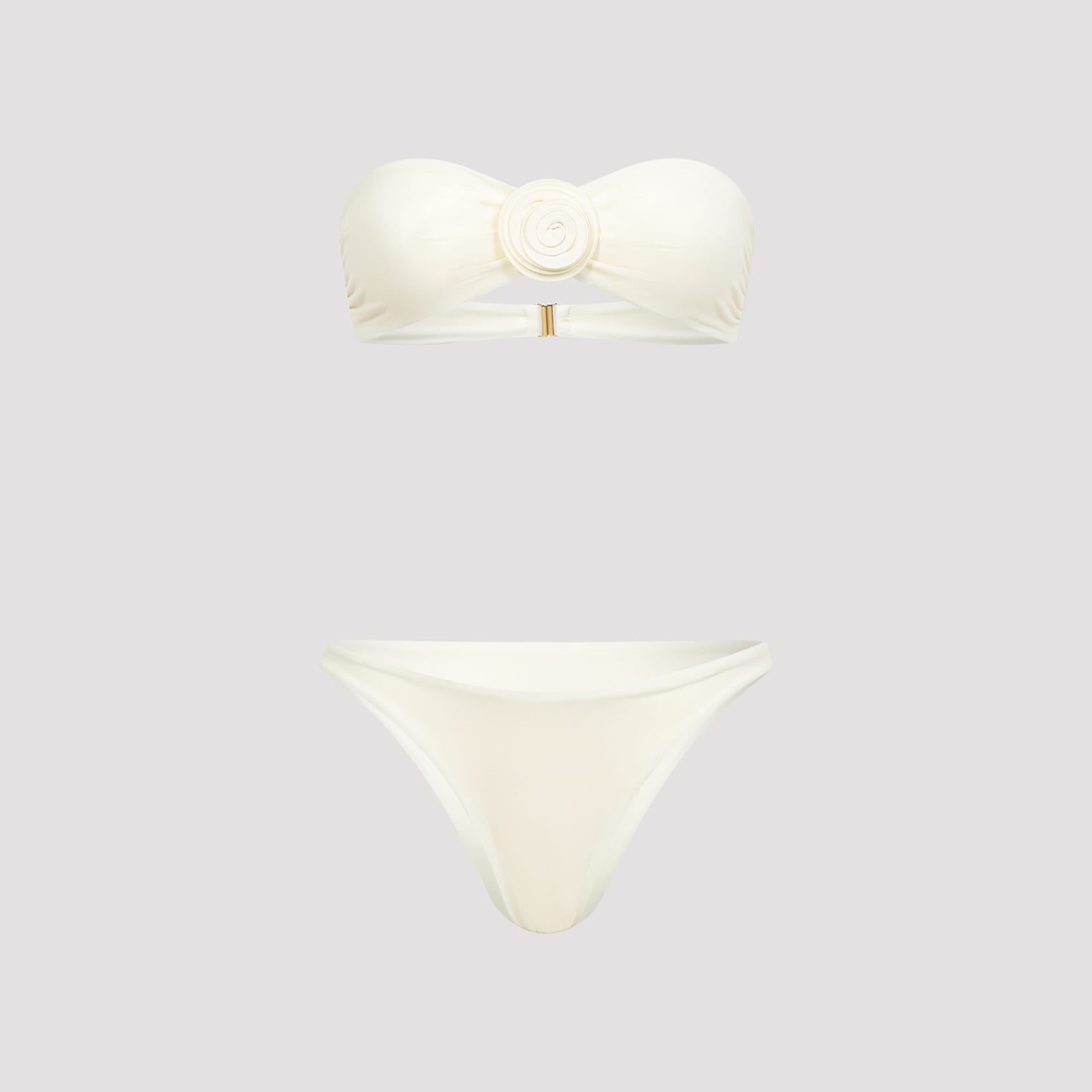 La Reveche Vesna Ivory Polyamide Bikini In Ivory