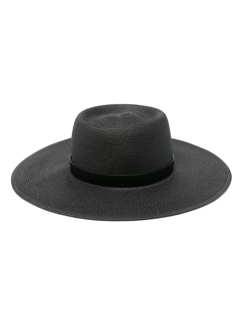 Max Mara Black Musette Hat