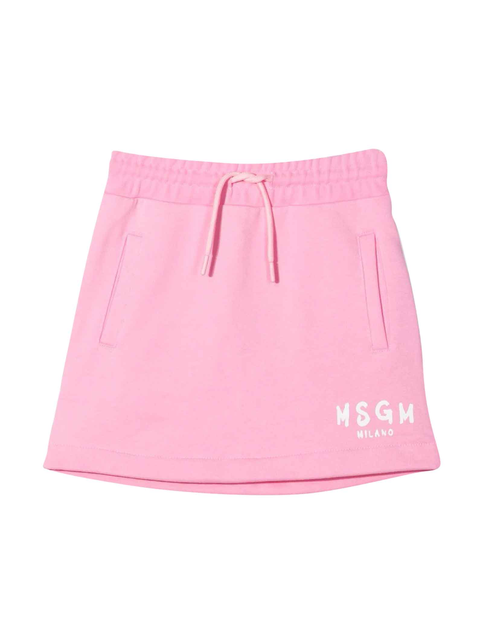 MSGM Pink Skirt Teen