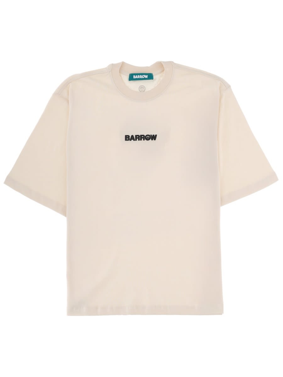 Barrow T-shirt With Print In Neutral