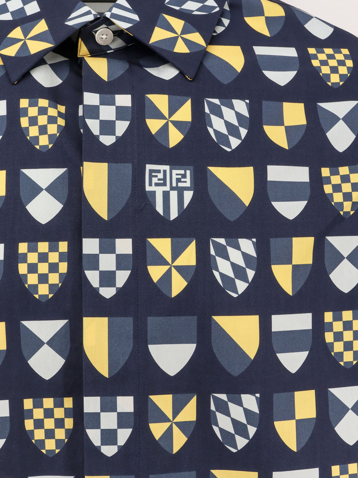 Fendi Shirt With Banners In Multi