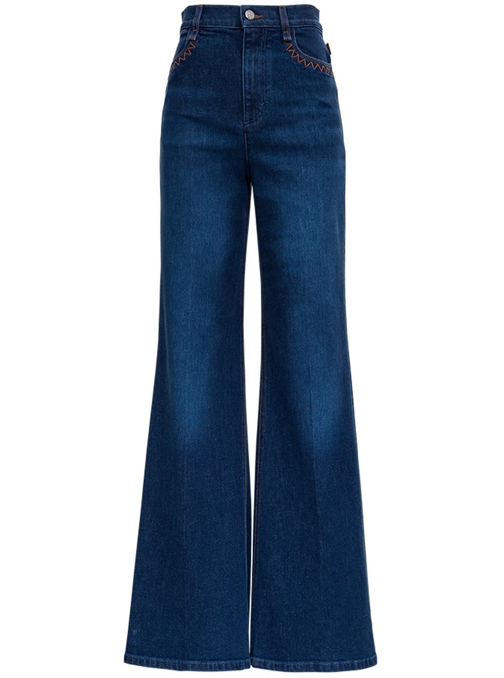 Chloé Wide-leg Bell Jeans