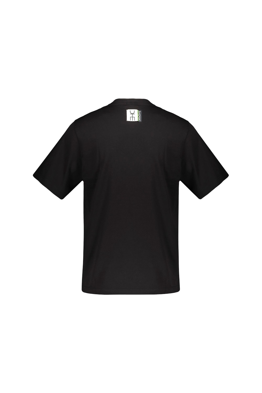 Shop Drhope Black T-shirt With Embroidered Logo