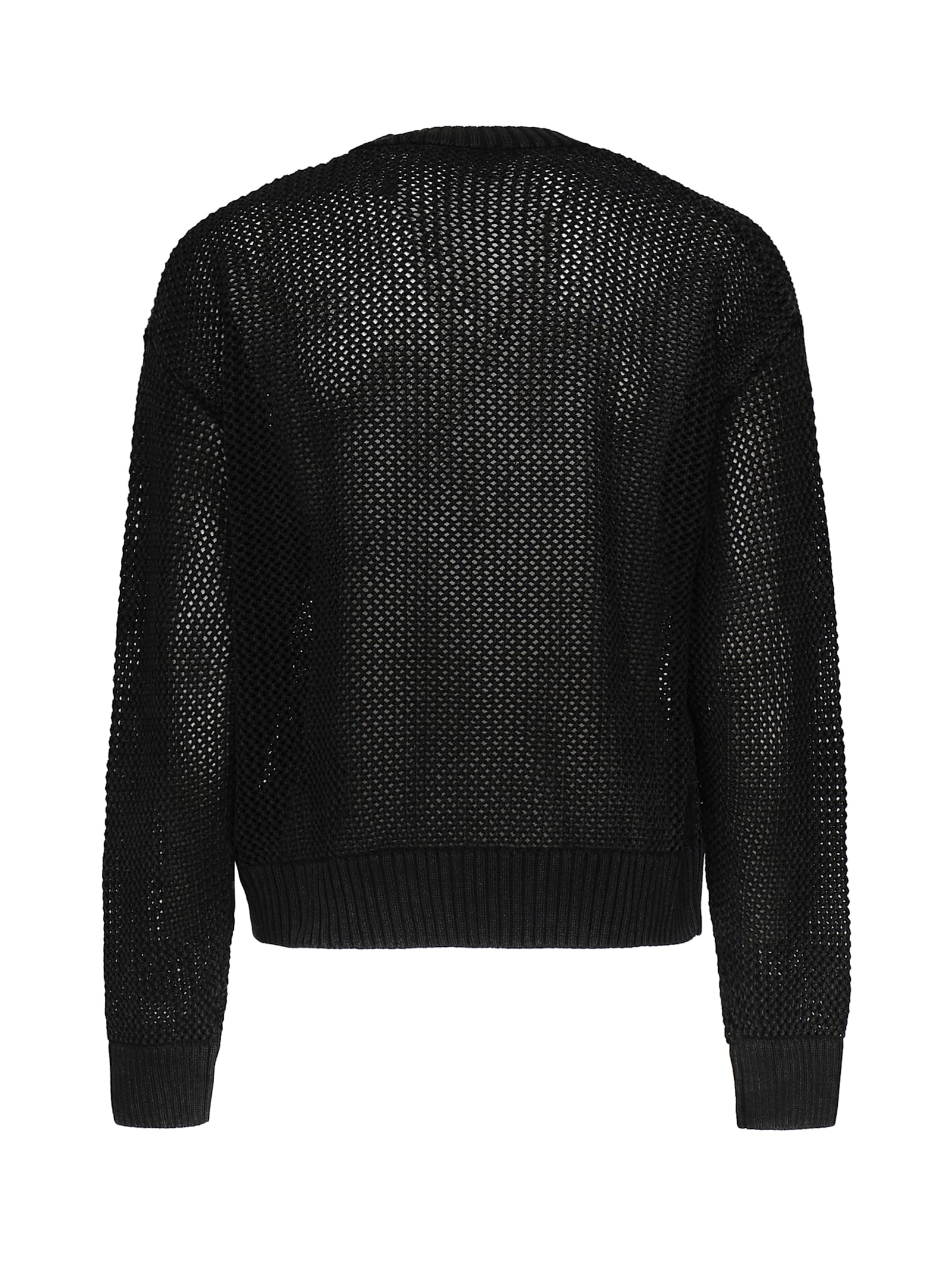 Represent Black Cotton Sweater