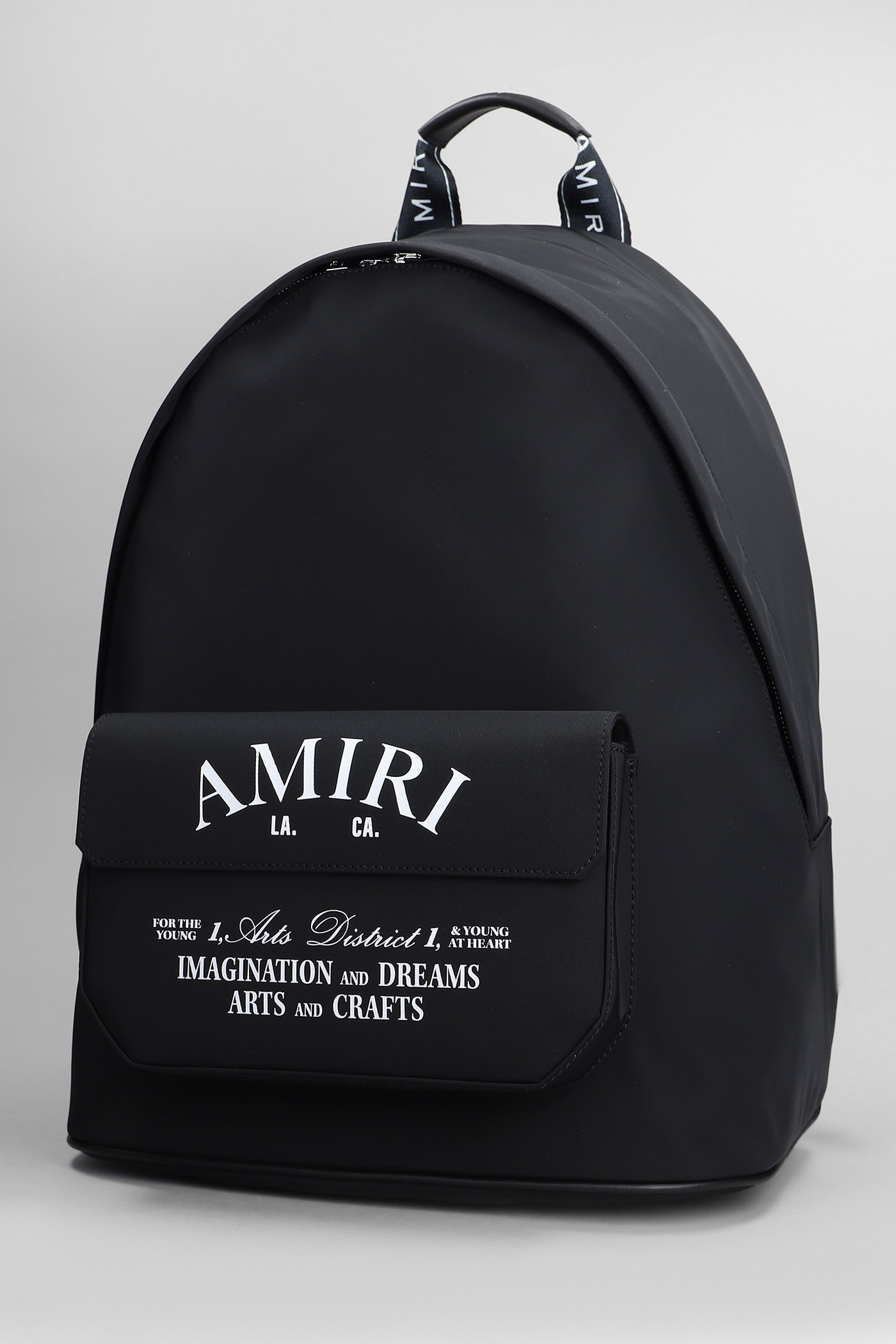 Shop Amiri Backpack In Black Nylon