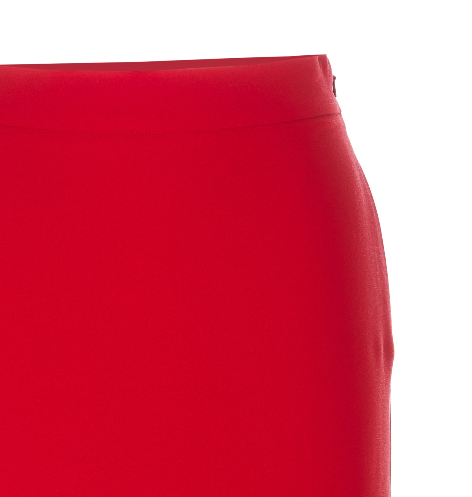 Shop Moschino Long Skirt In Red