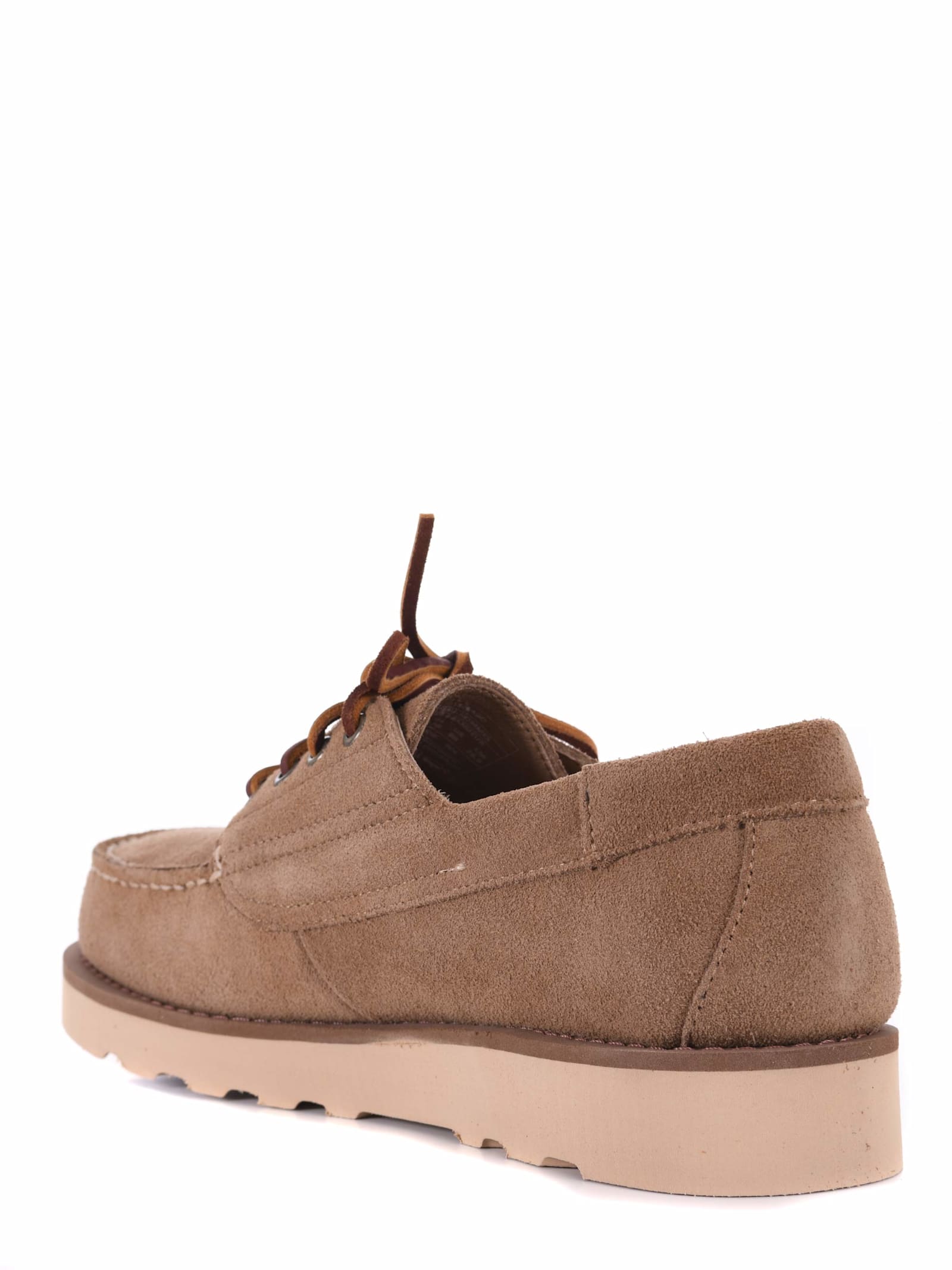 Shop Sebago Beige Suede Loafers