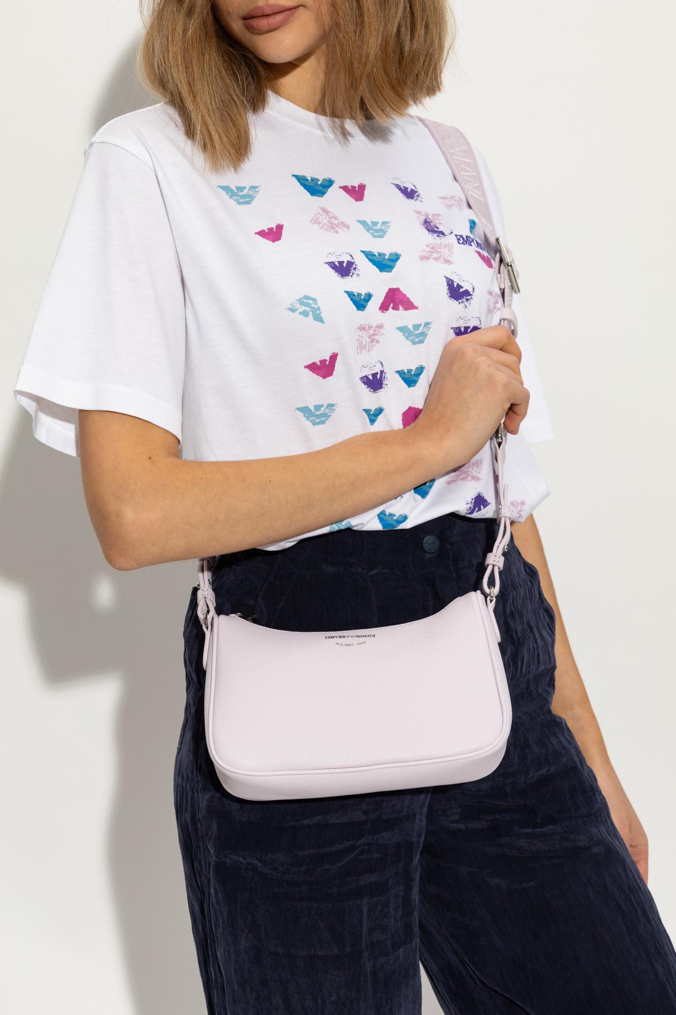 Emporio Armani Shoulder Bag In Pink