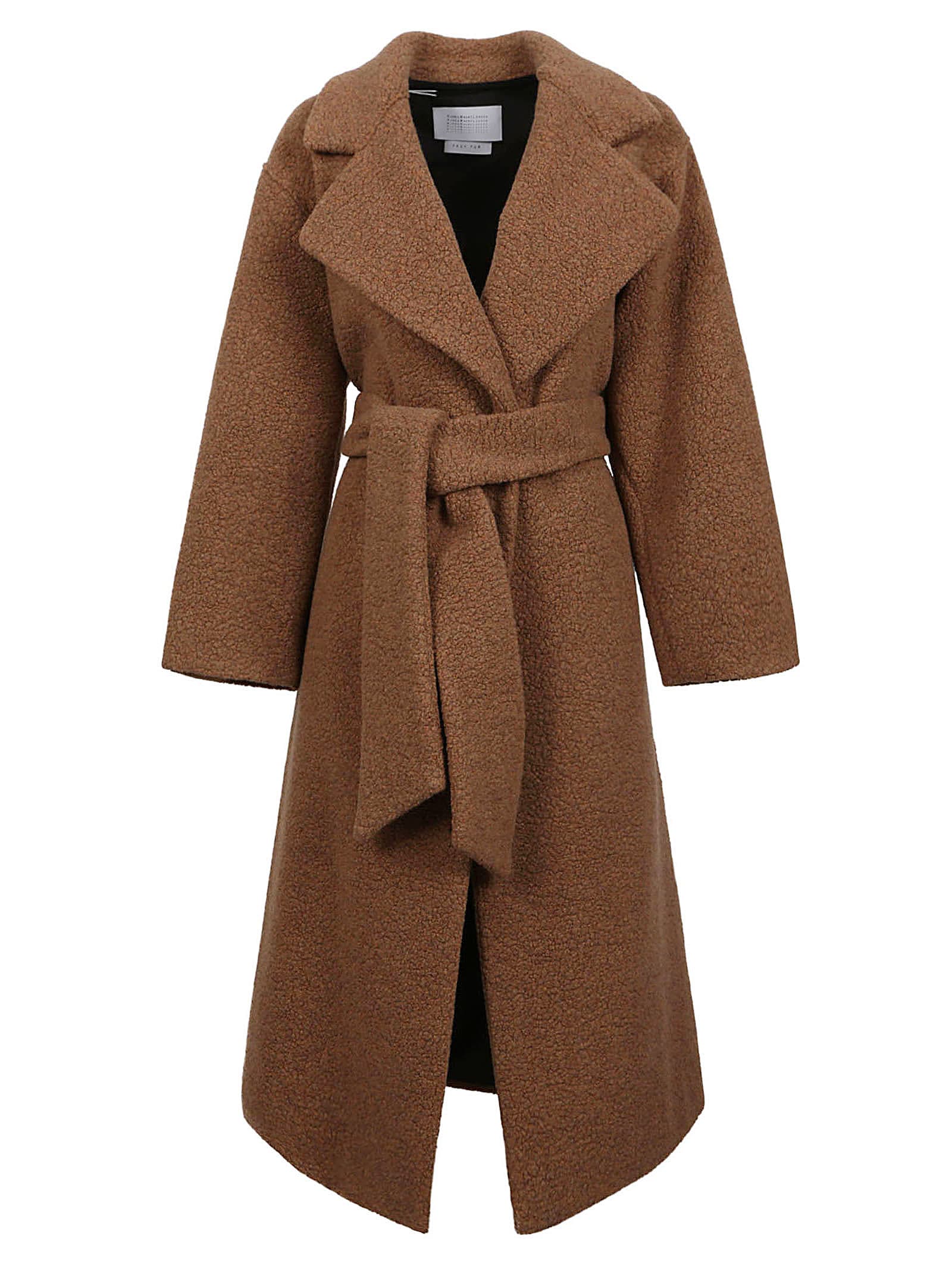 Shop Harris Wharf London Coats Brown