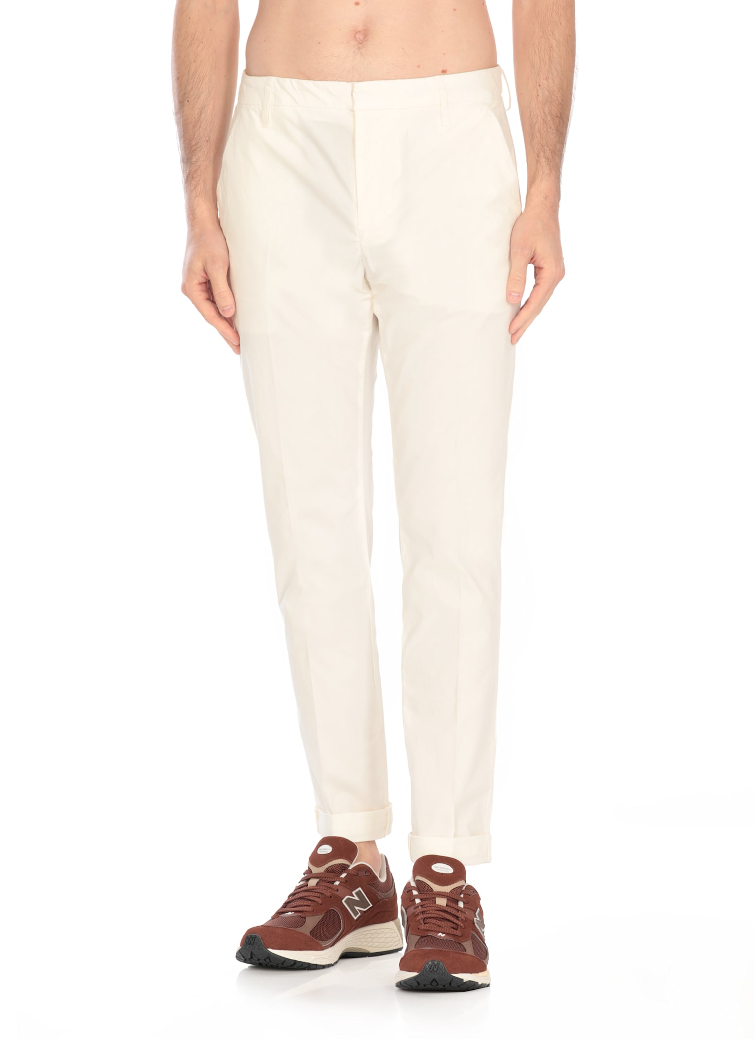 Dondup Gaubert Trousers In Neutral