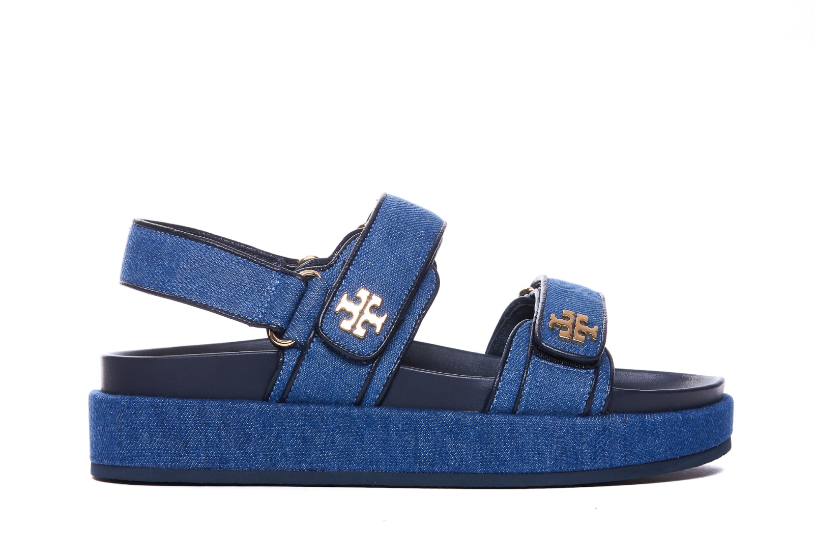 Shop Tory Burch Kira Sandals In Blue