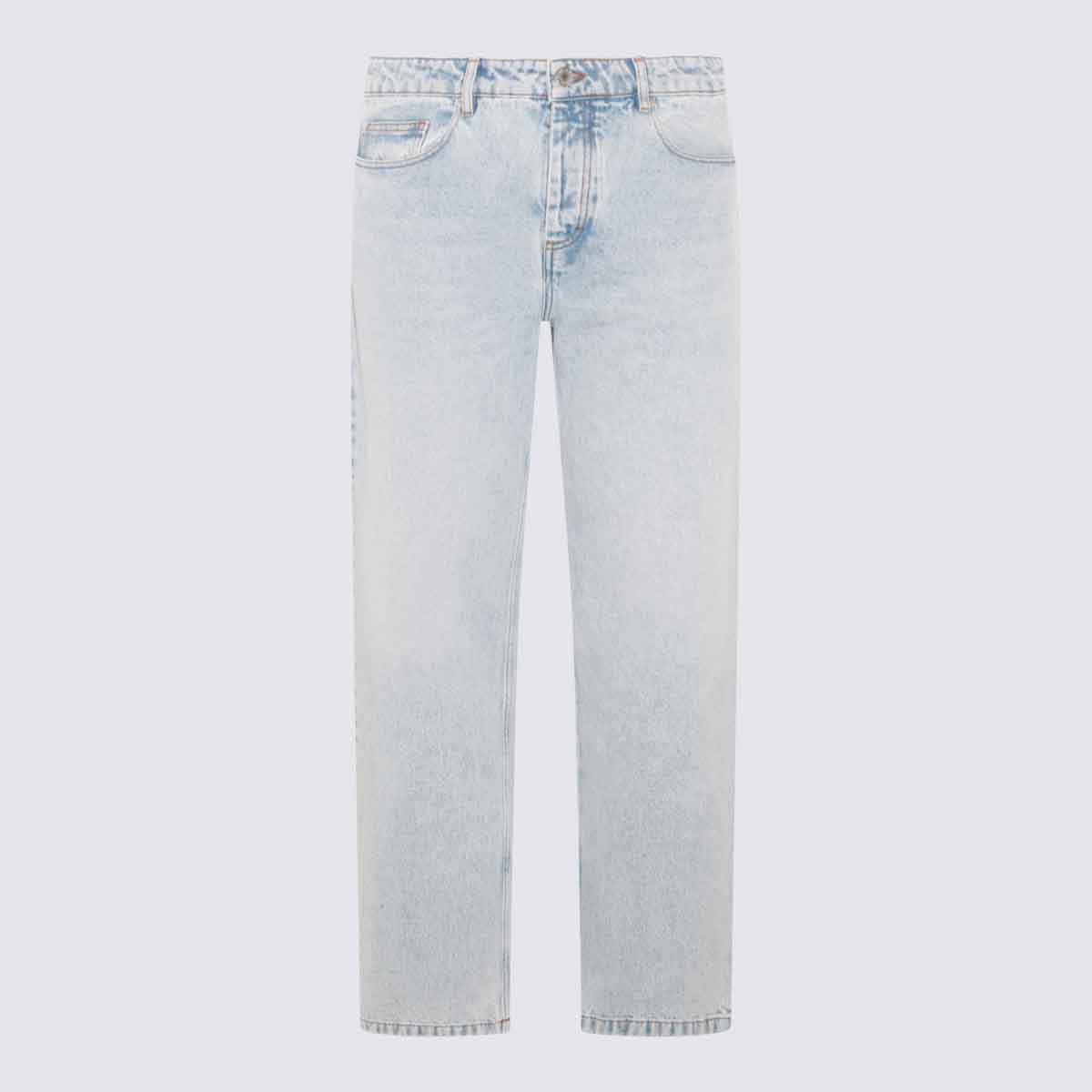 Ami Alexandre Mattiussi Light Blue Cotton Jeans