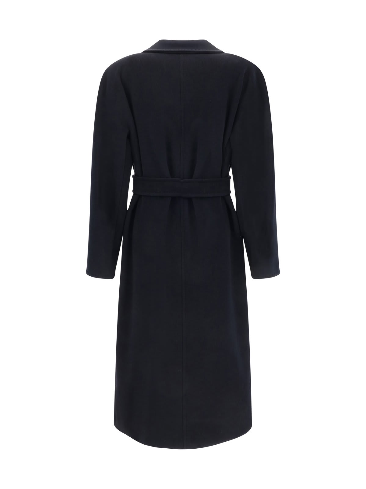 Shop Max Mara Madame Double-breasted Coat In Black