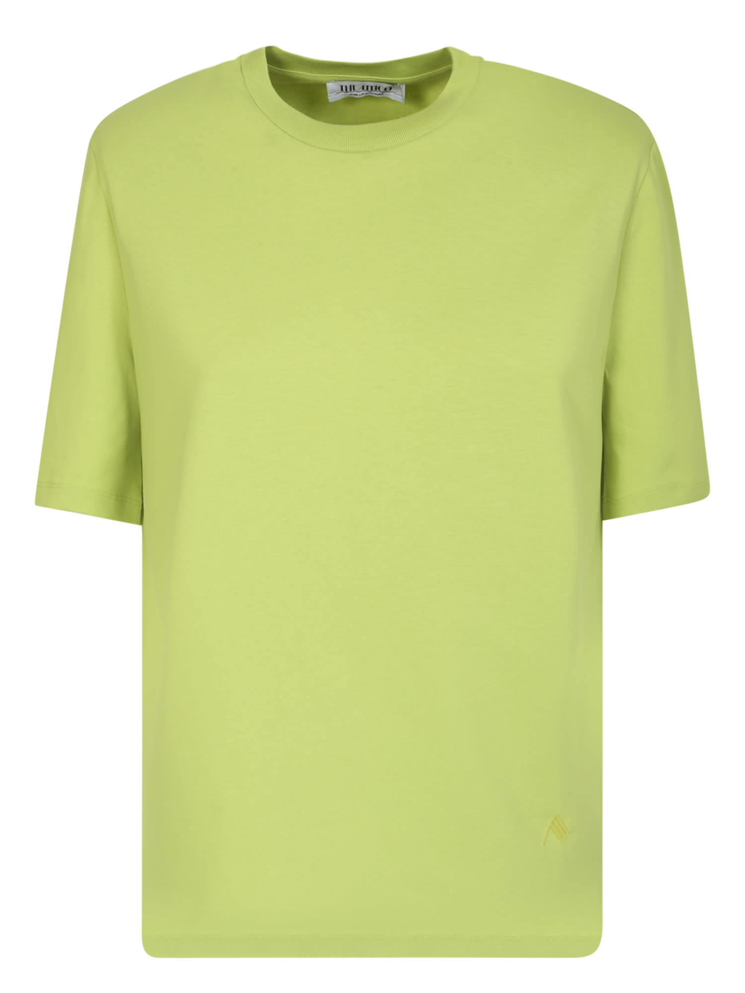 This Round-neck T-shirt From The Attico Is Finished With Shoulder Pads For Added Structure