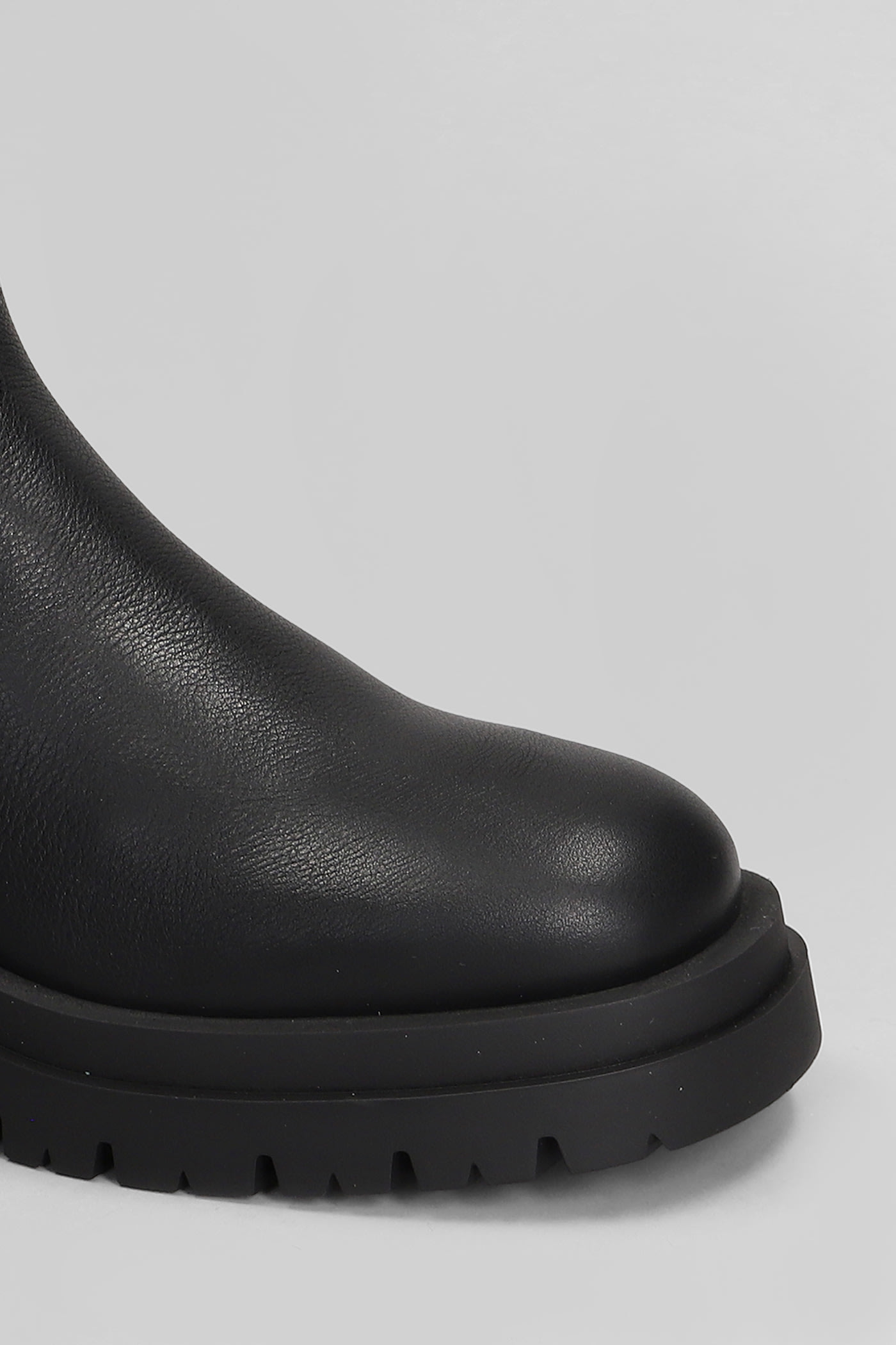 Shop Copenhagen Cph 1000 Combat Boots In Black Leather