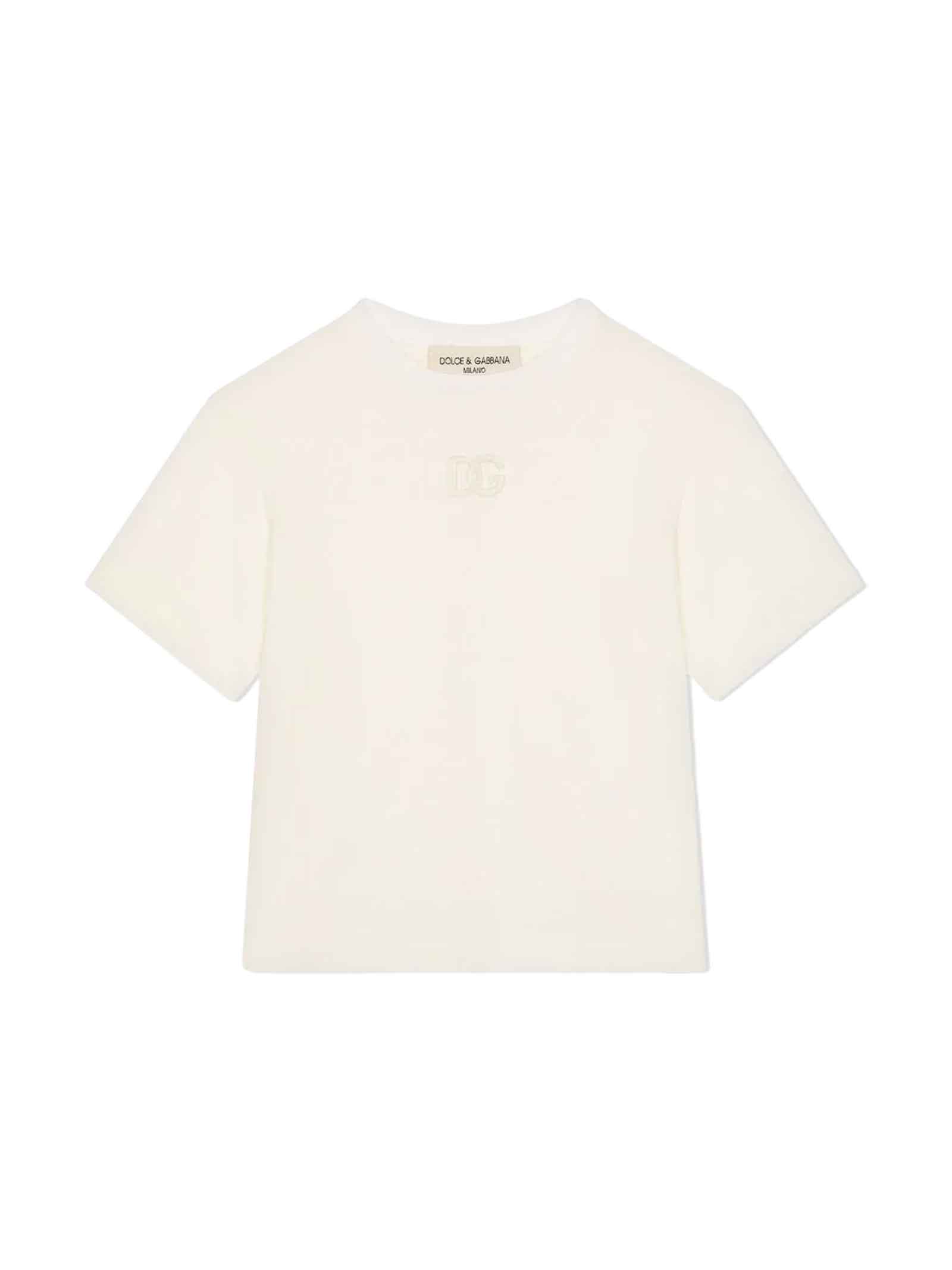 Dolce & Gabbana White T-shirt Boy
