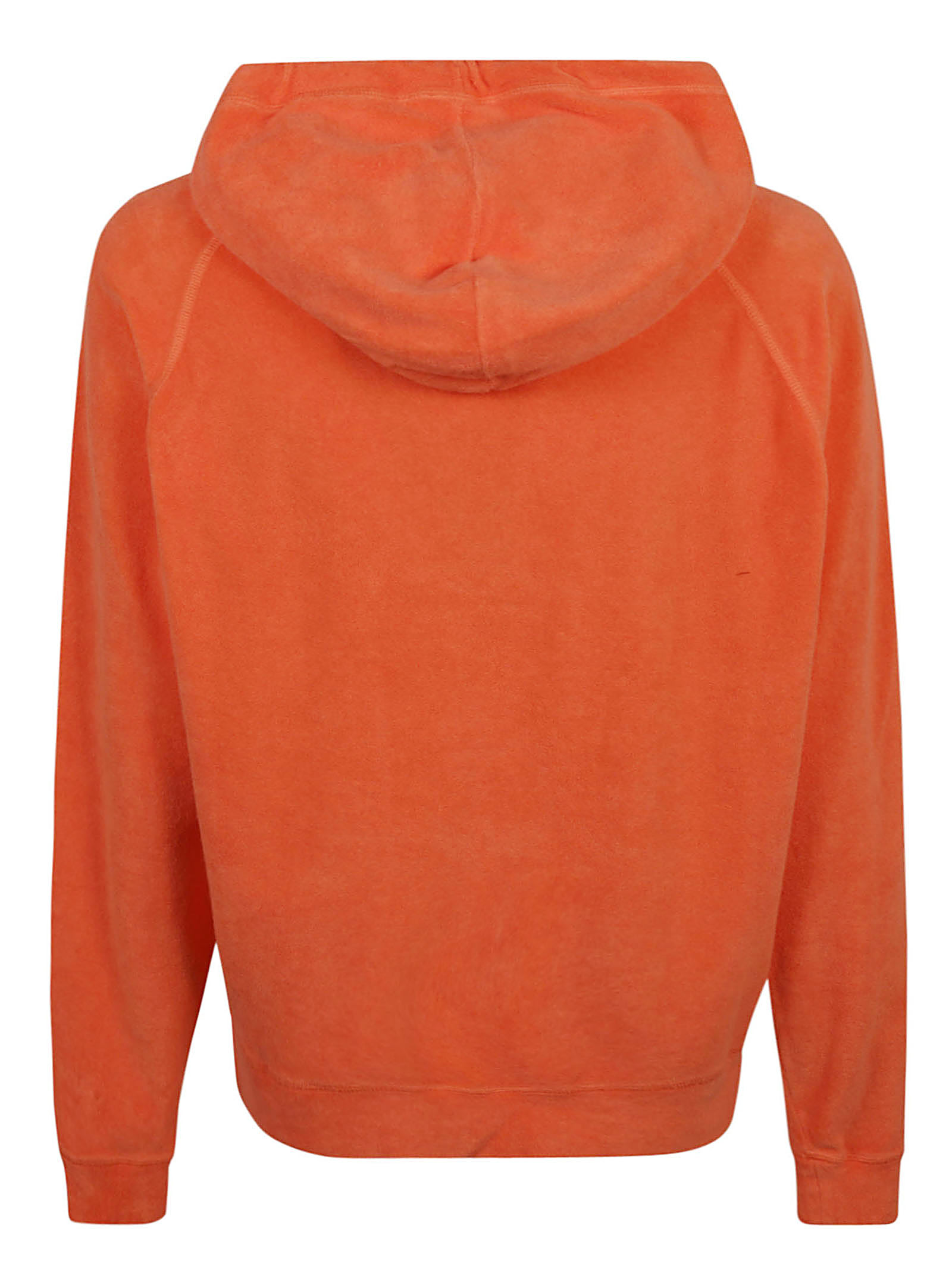 Shop Dsquared2 Raglan Coot Fit Hoodie In Orange