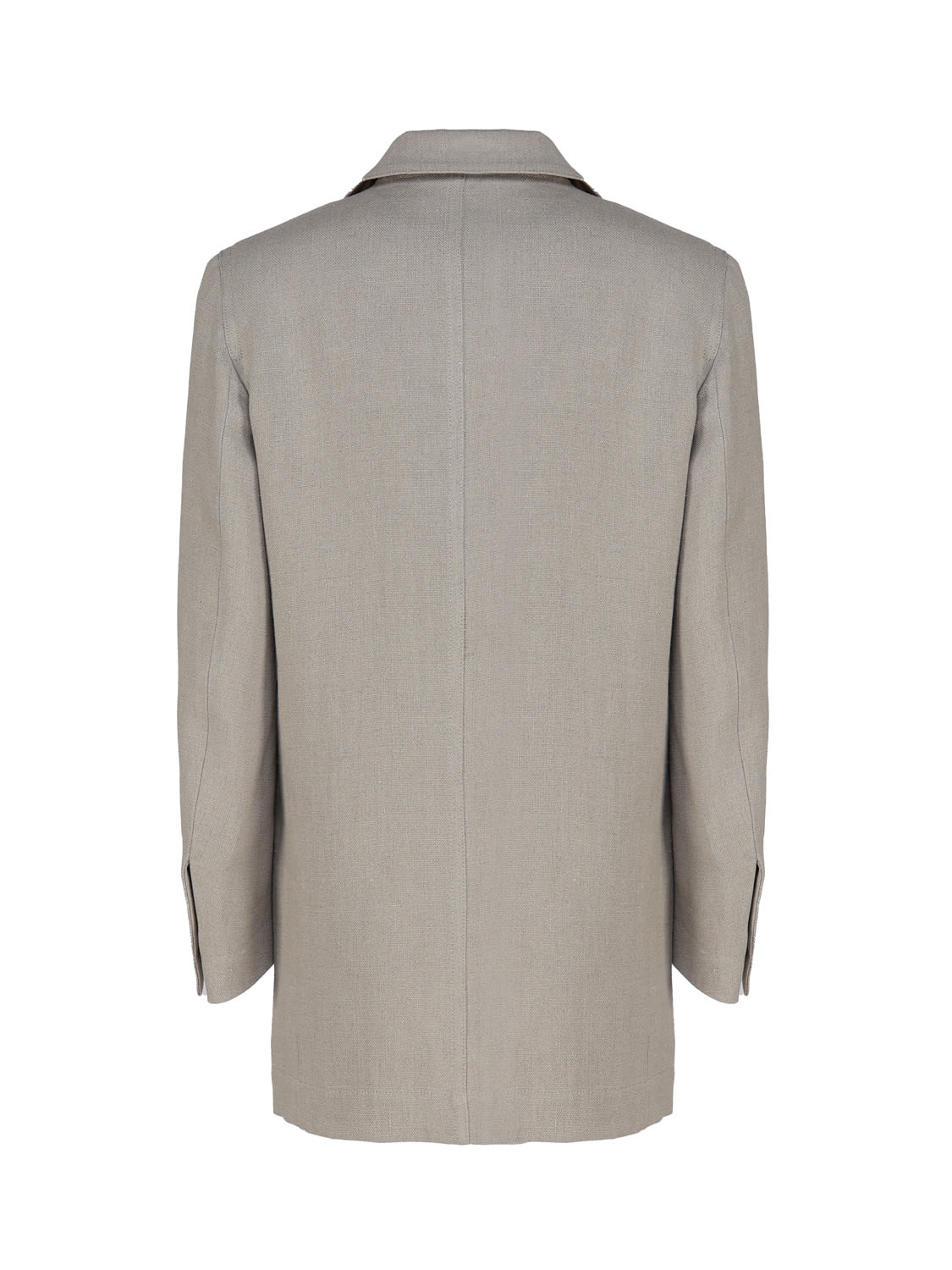 Shop Max Mara Dove Grey Linen Adelchi Blazer In Sand