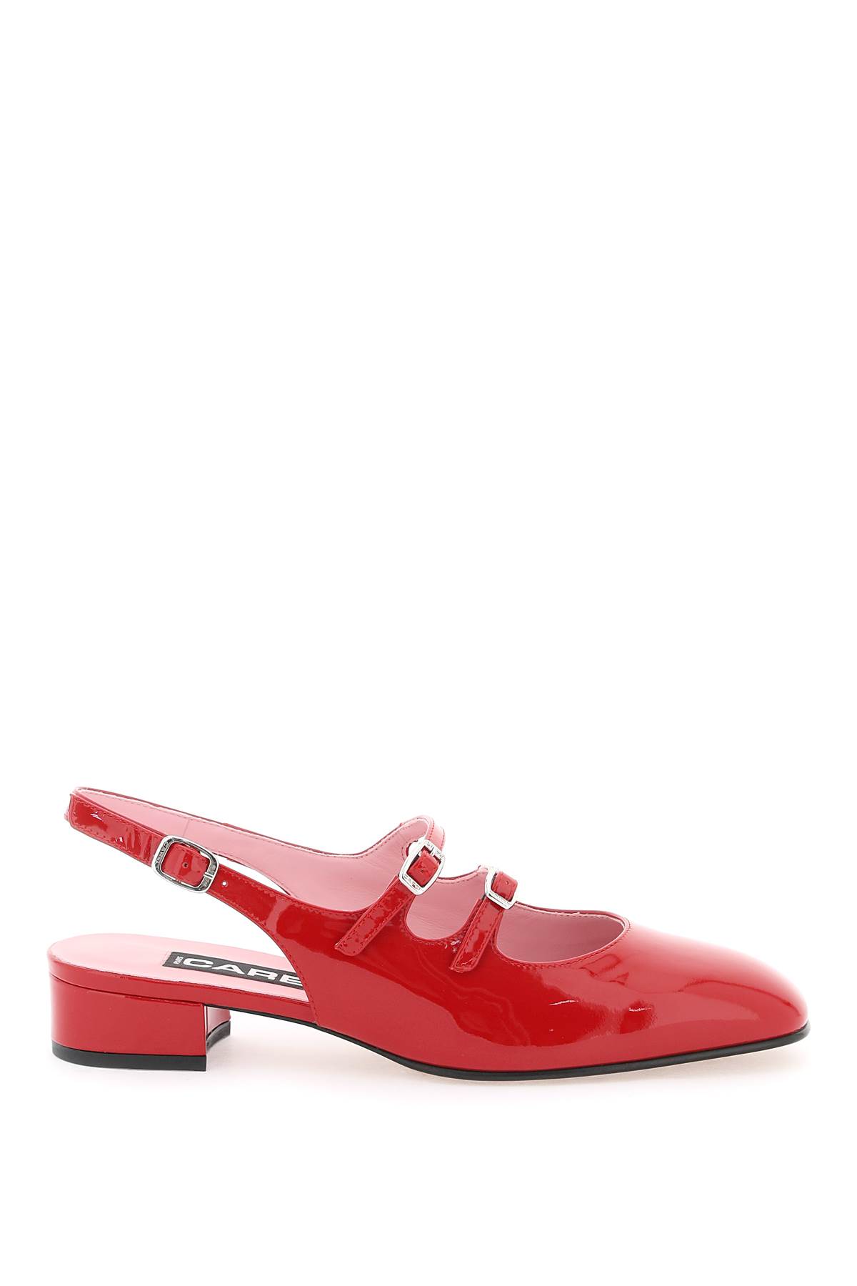 Patent Leather Pêche Slingback Mary Jane