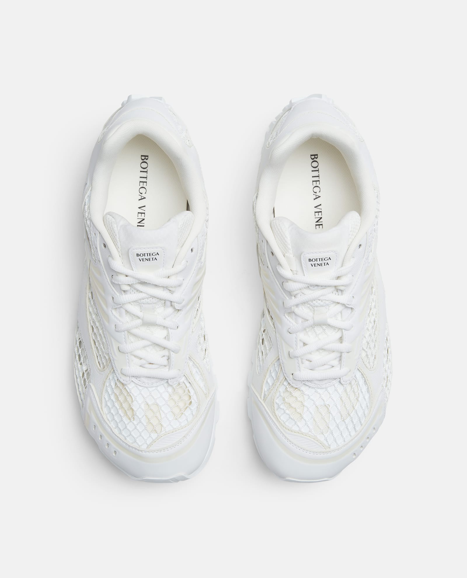 Shop Bottega Veneta Orbit Sneaker In White