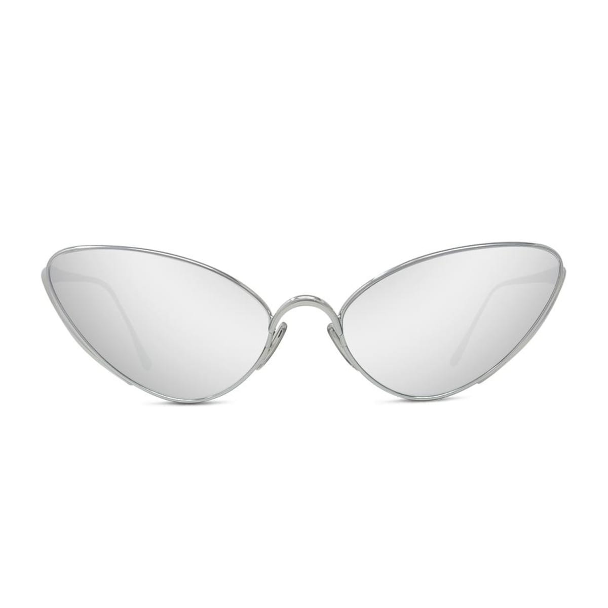 Loewe Lw40179u Signature 16c Argento Sunglasses In Metallic