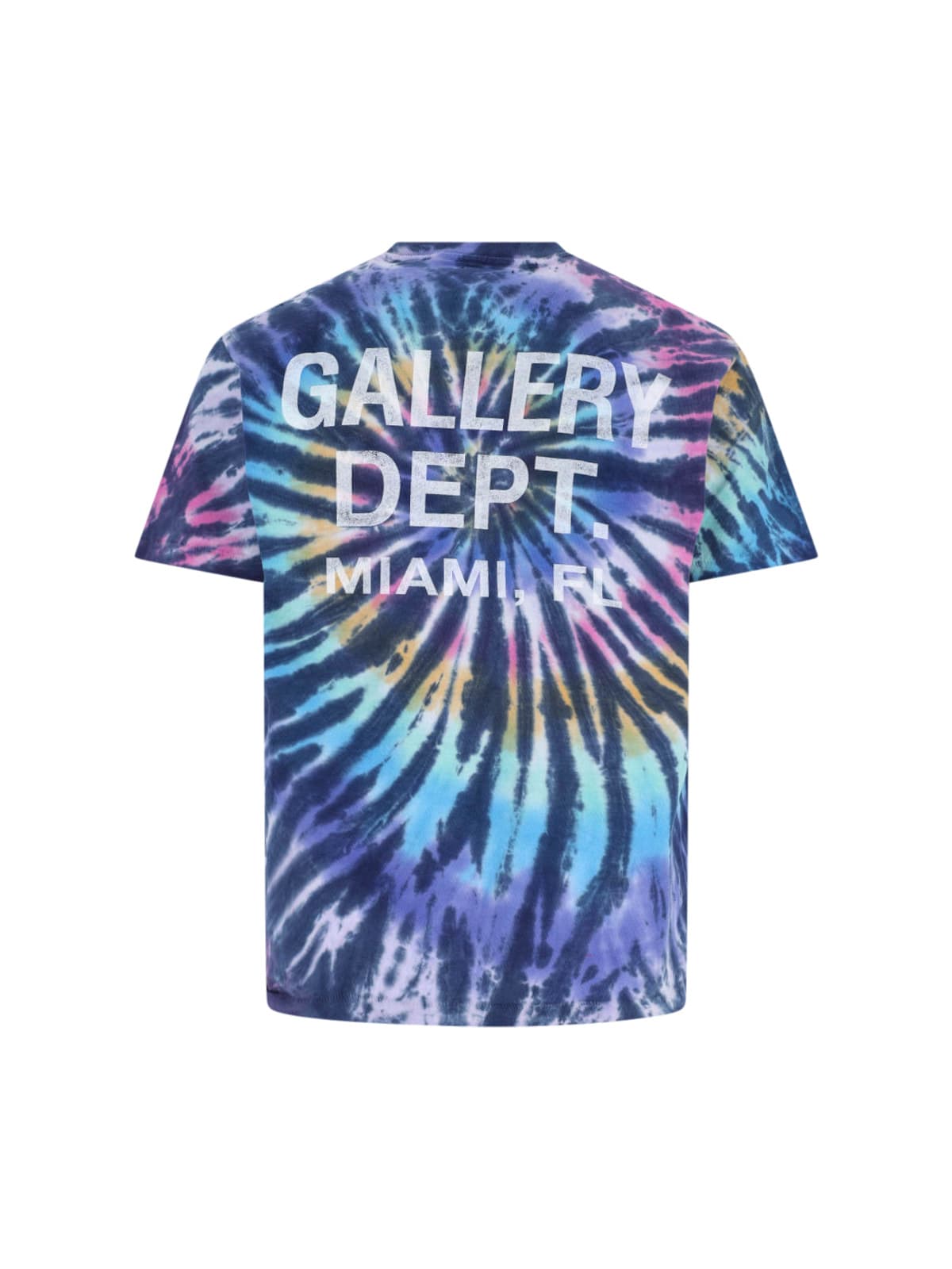Gallery Dept. Miami Souvenir Tie-dye Print T-shirt In Blue