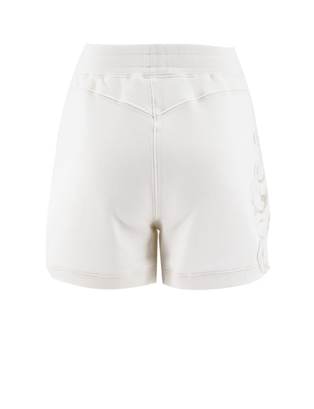 Shop Ermanno Scervino Shorts In Bright White
