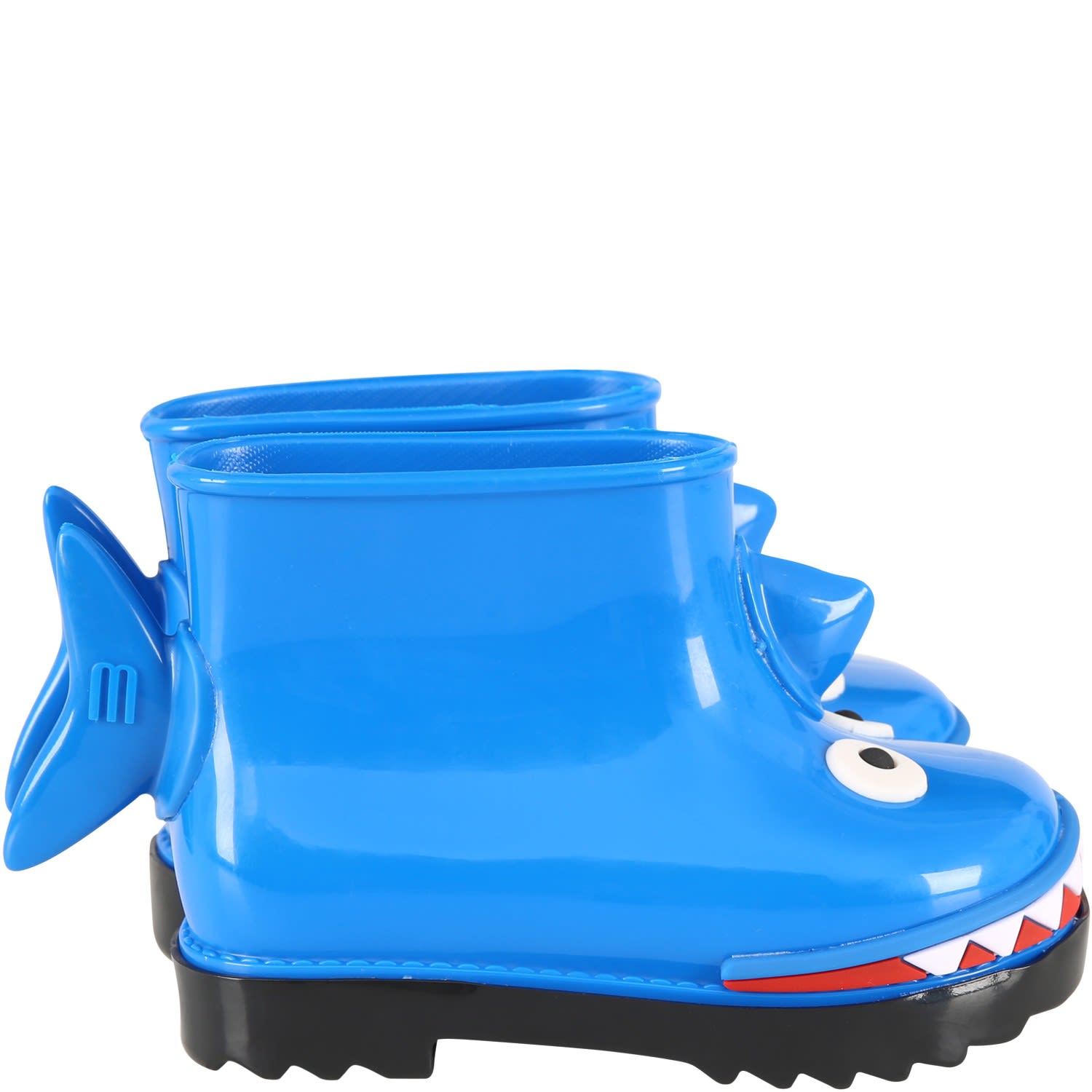 Melissa Azure Boots For Boy With Shark