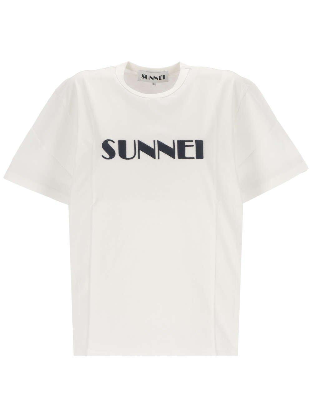 Sunnei Man T-shirt White Size L Organic Cotton In White
