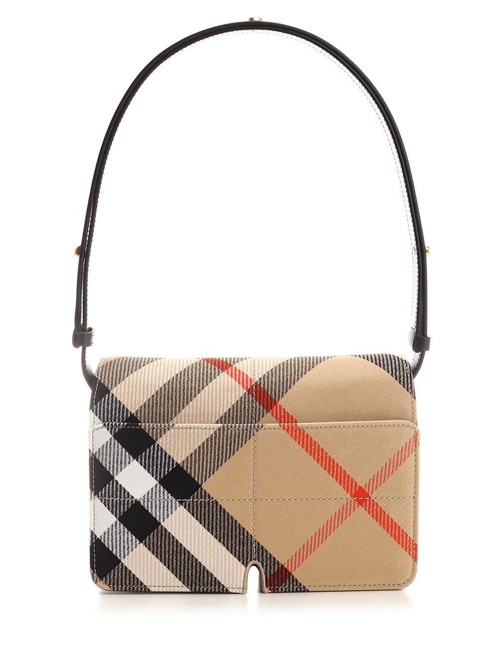 Shop Burberry Snip Shoulder Bag In Beige