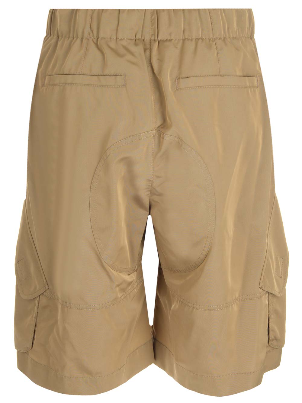 Shop Versace Beige Nylon Shorts