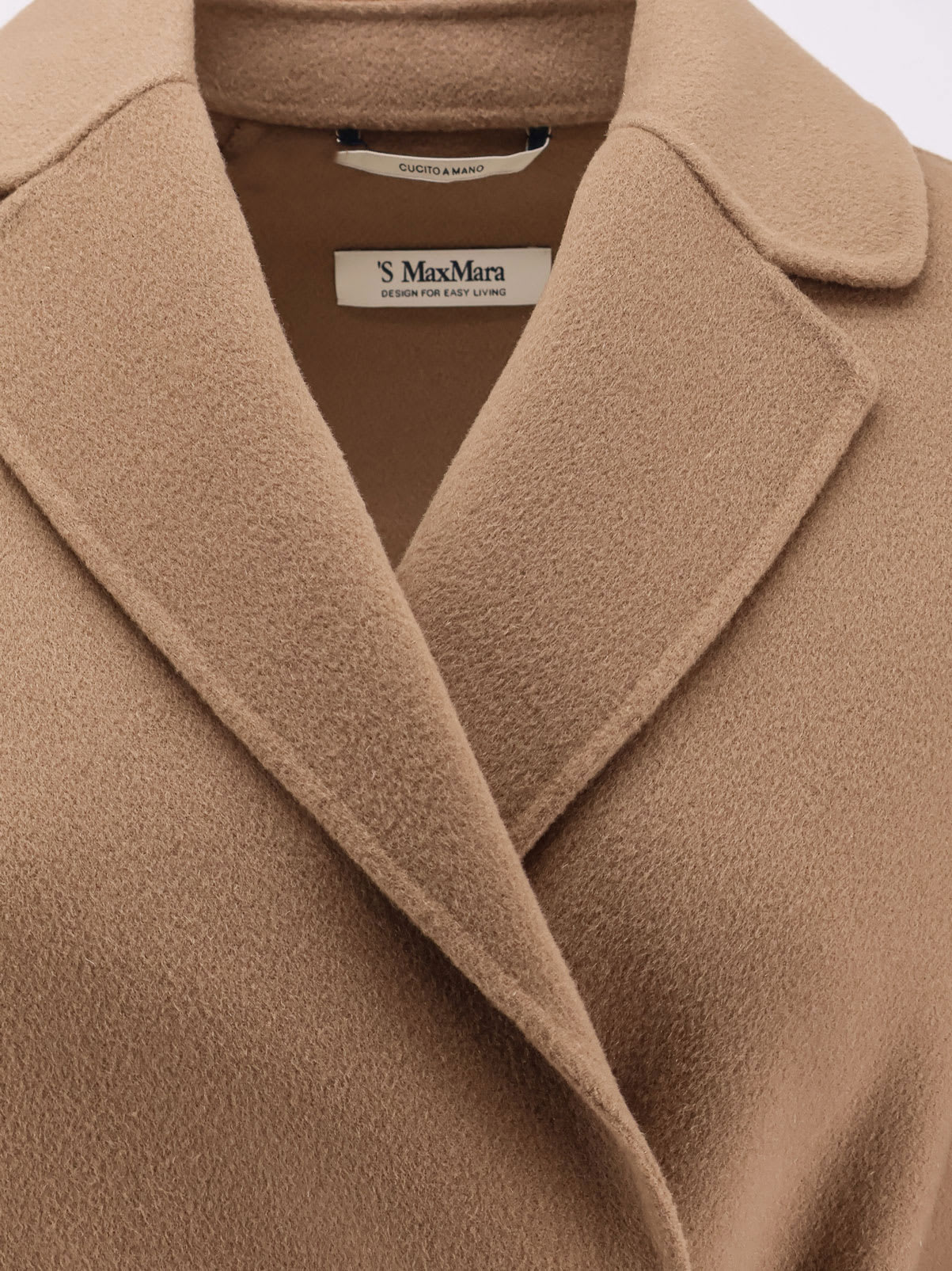 's Max Mara Arona Virgin Wool Coat In Brown