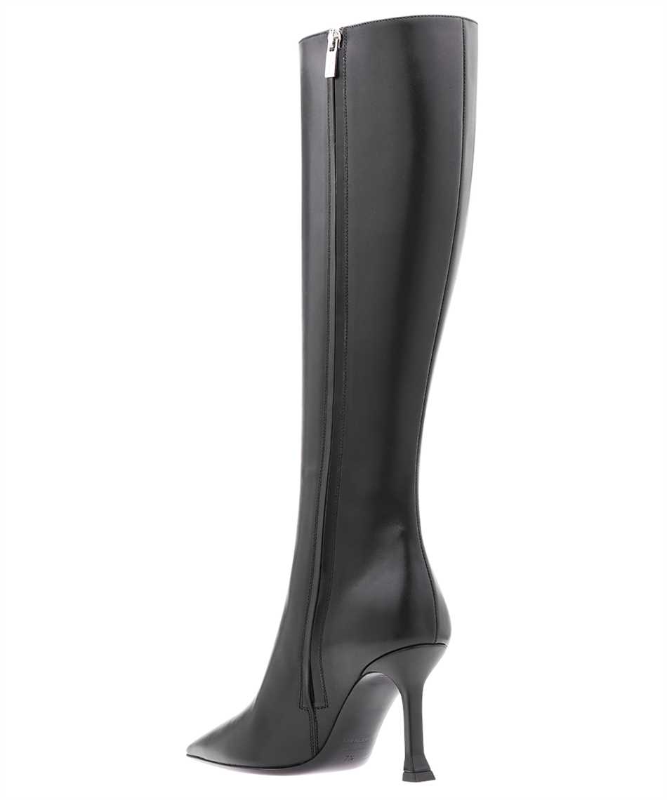 Shop Ferragamo Leather Boots In Black