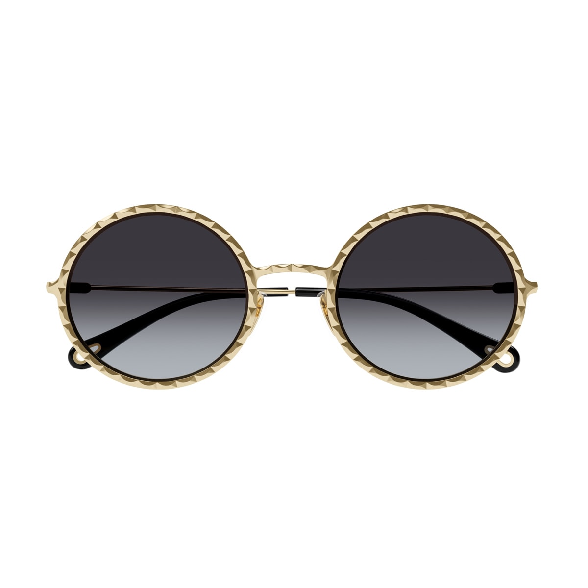 Shop Chloé Ch0230s Linea  001 Sunglasses In Oro
