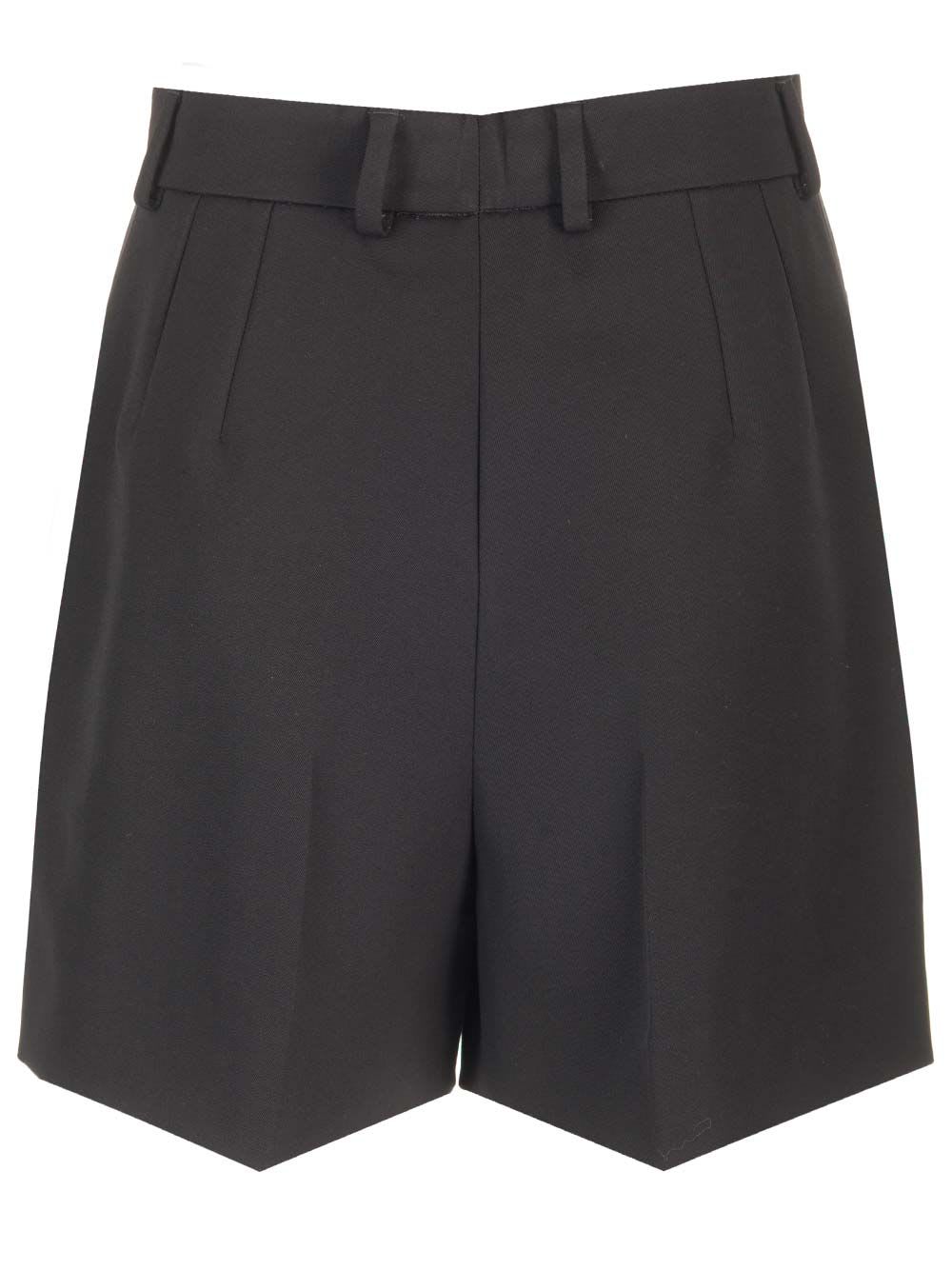 Shop Dolce & Gabbana Look 40 Black Midi Skirt In Gabardina Lana